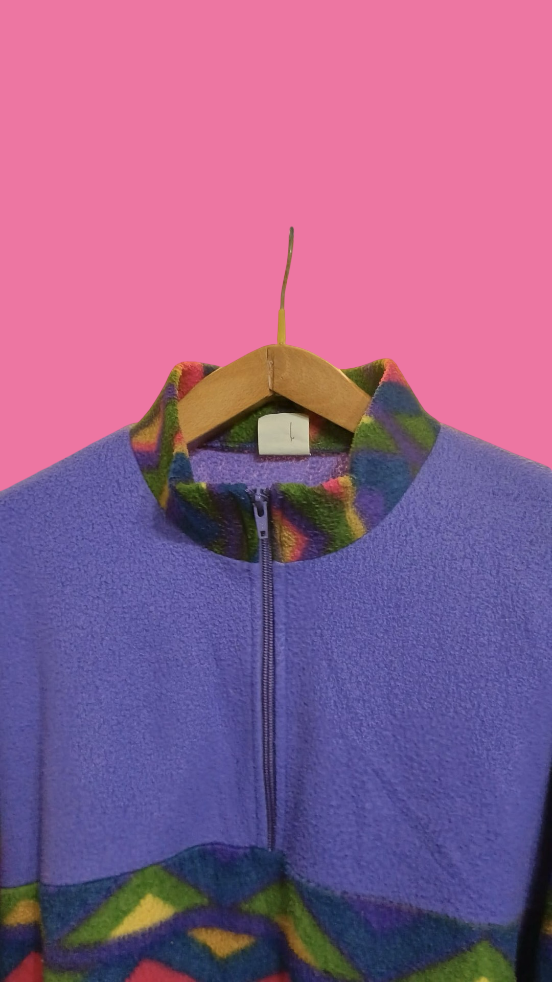 Vintage Multicolor Fantasy 90's Fleece Unisex Size L