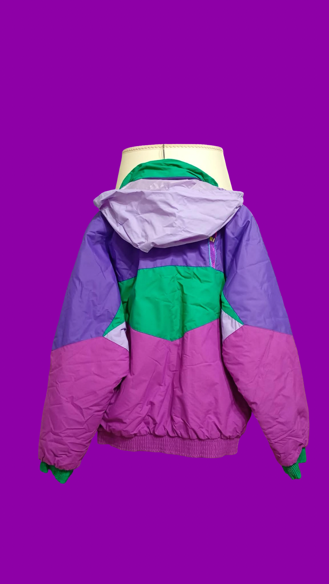 Vintage Multicolor Fantasy 90's Rare Snow Jacket Unisex Size M