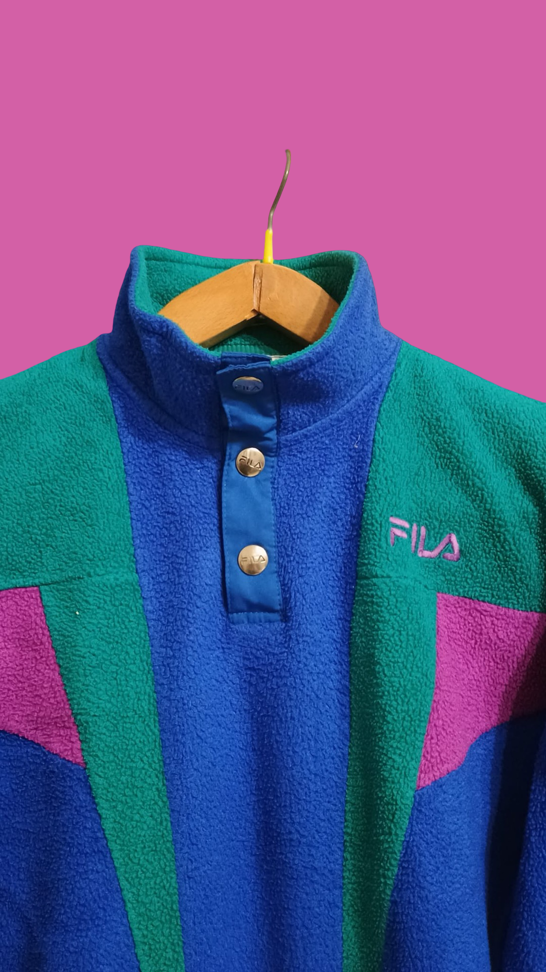 Vintage Multicolor Fantasy 90's Fleece Woman Size S