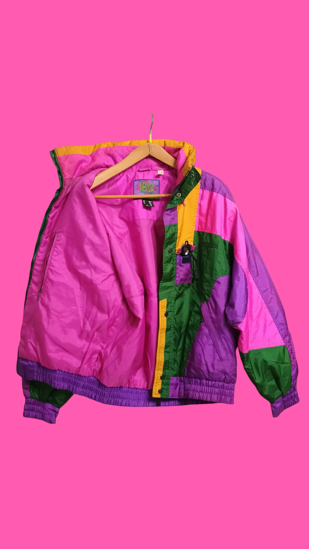 Vintage Multicolor Fantasy 90's Snow Jacket Unisex Size L