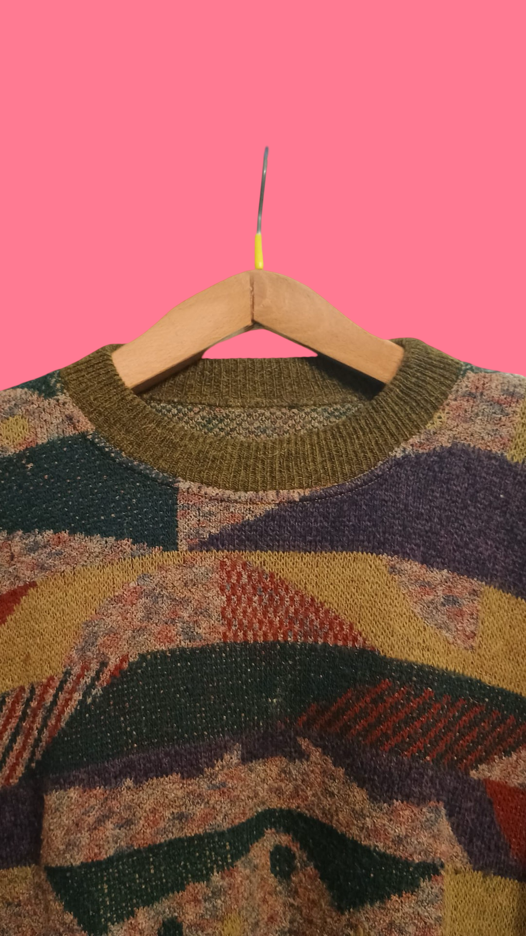 Vintage Multicolor Fantasy 90's Sweater Unisex Size M