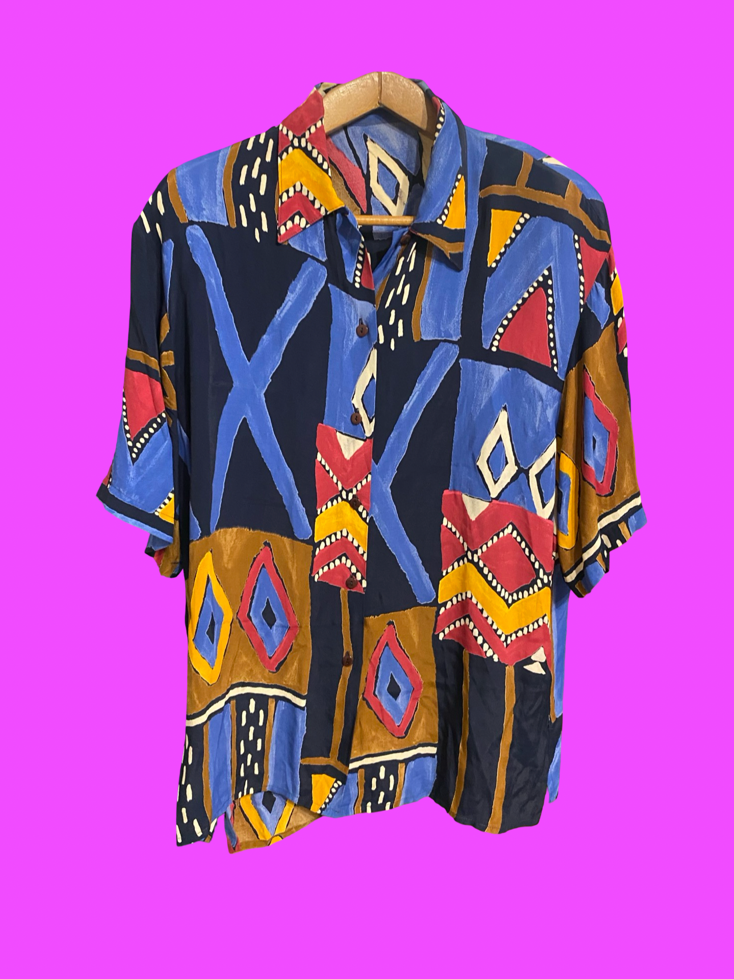 Vintage Multicolor Fantasy 90's Shirt Unisex Size L