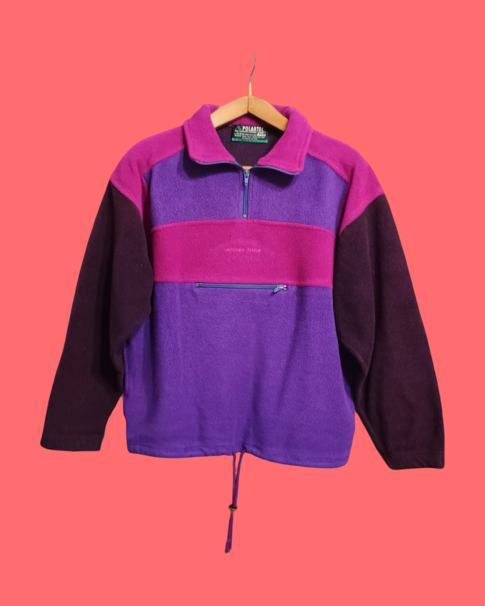 Vintage Multicolor Fantasy 90's Sweatshirt Woman Size M