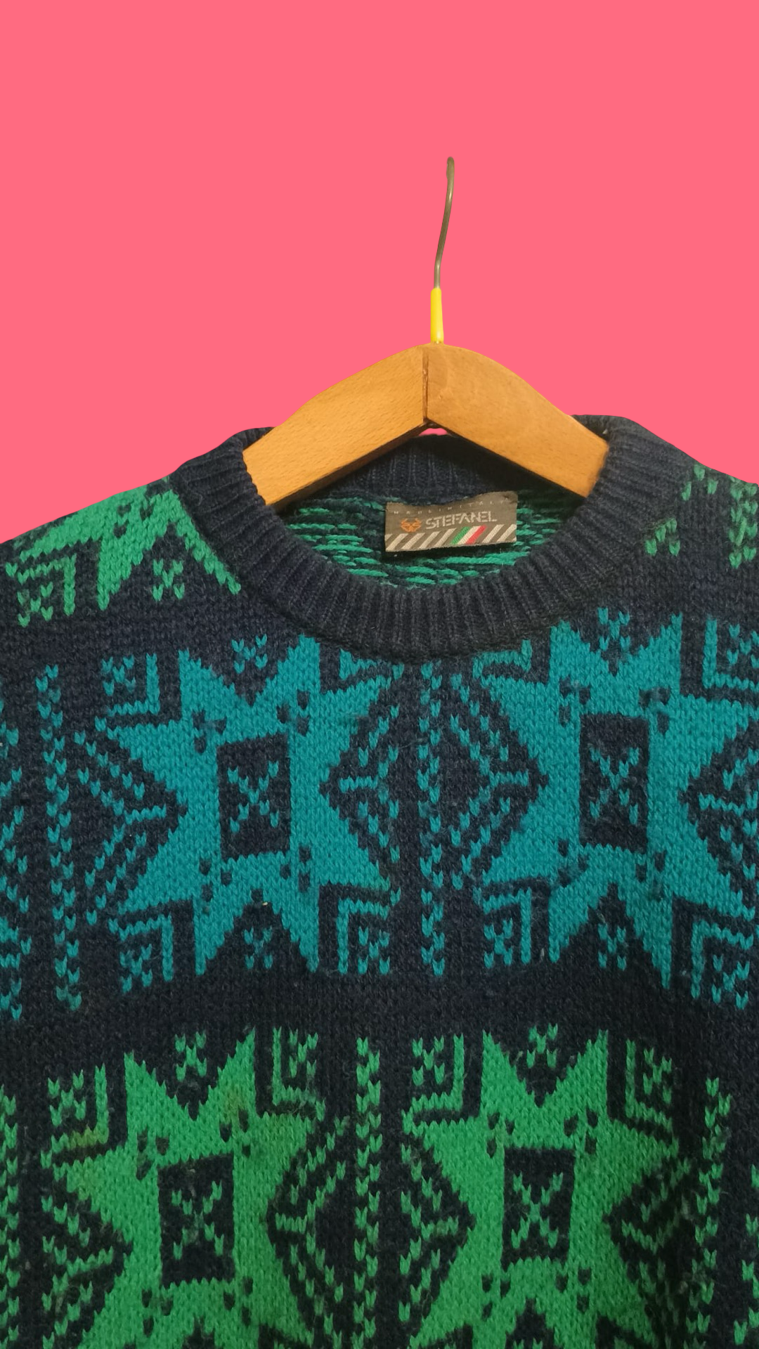 Vintage Multicolor Fantasy 90's Sweater Unisex Size M
