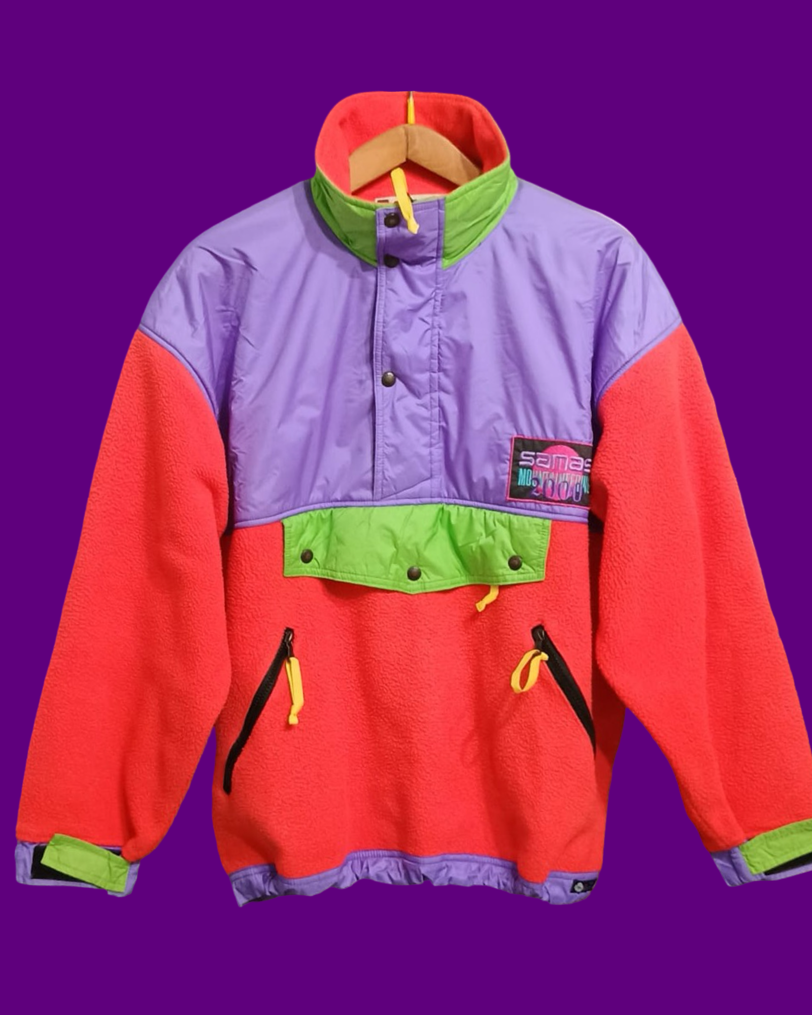 Vintage Multicolor Fantasy 90's Snow Jacket Unisex Size L