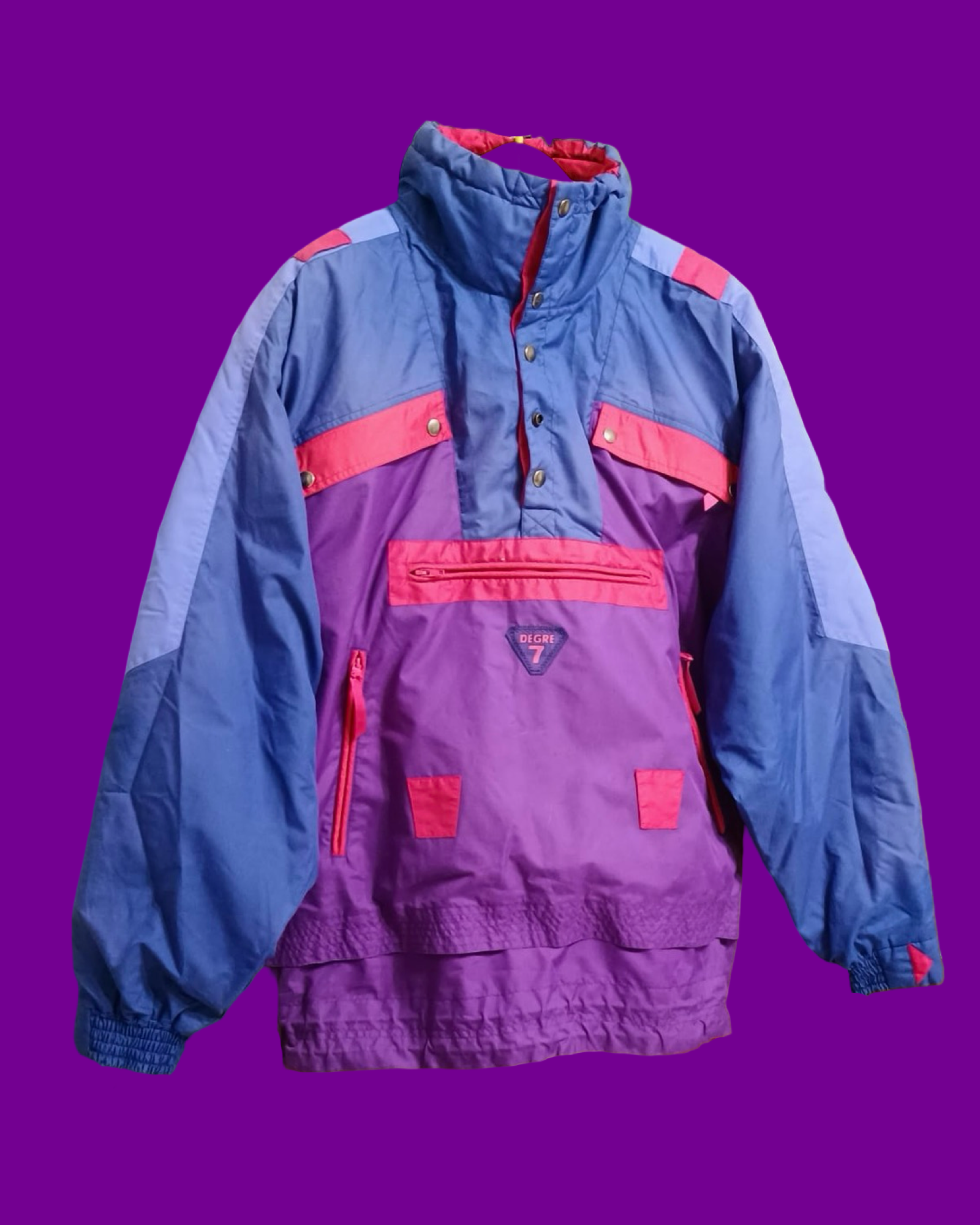 Vintage Multicolor Fantasy 90's Snow Jacket Unisex Size XL