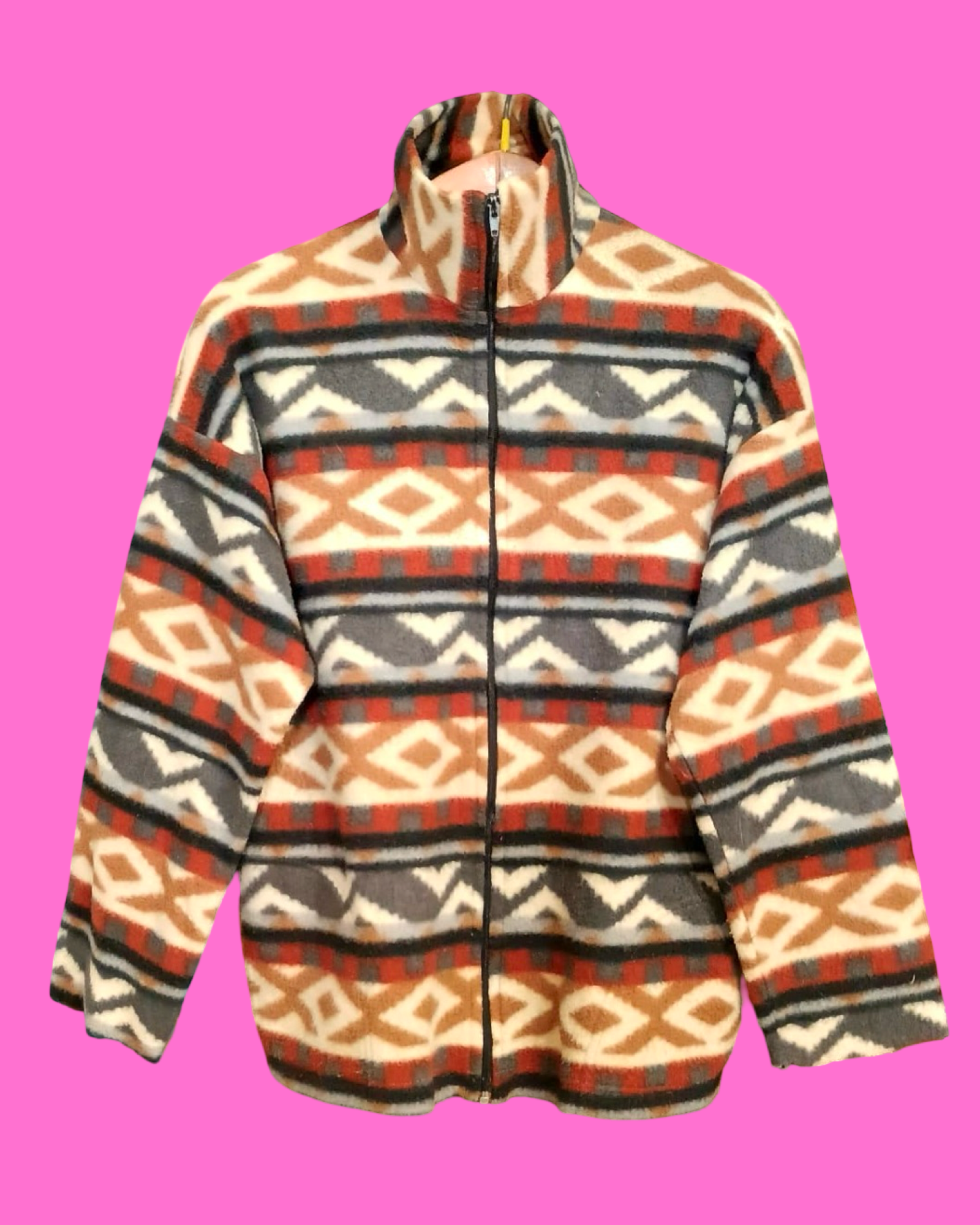 Vintage Multicolor Fantasy 90's Fleece Unisex Size M