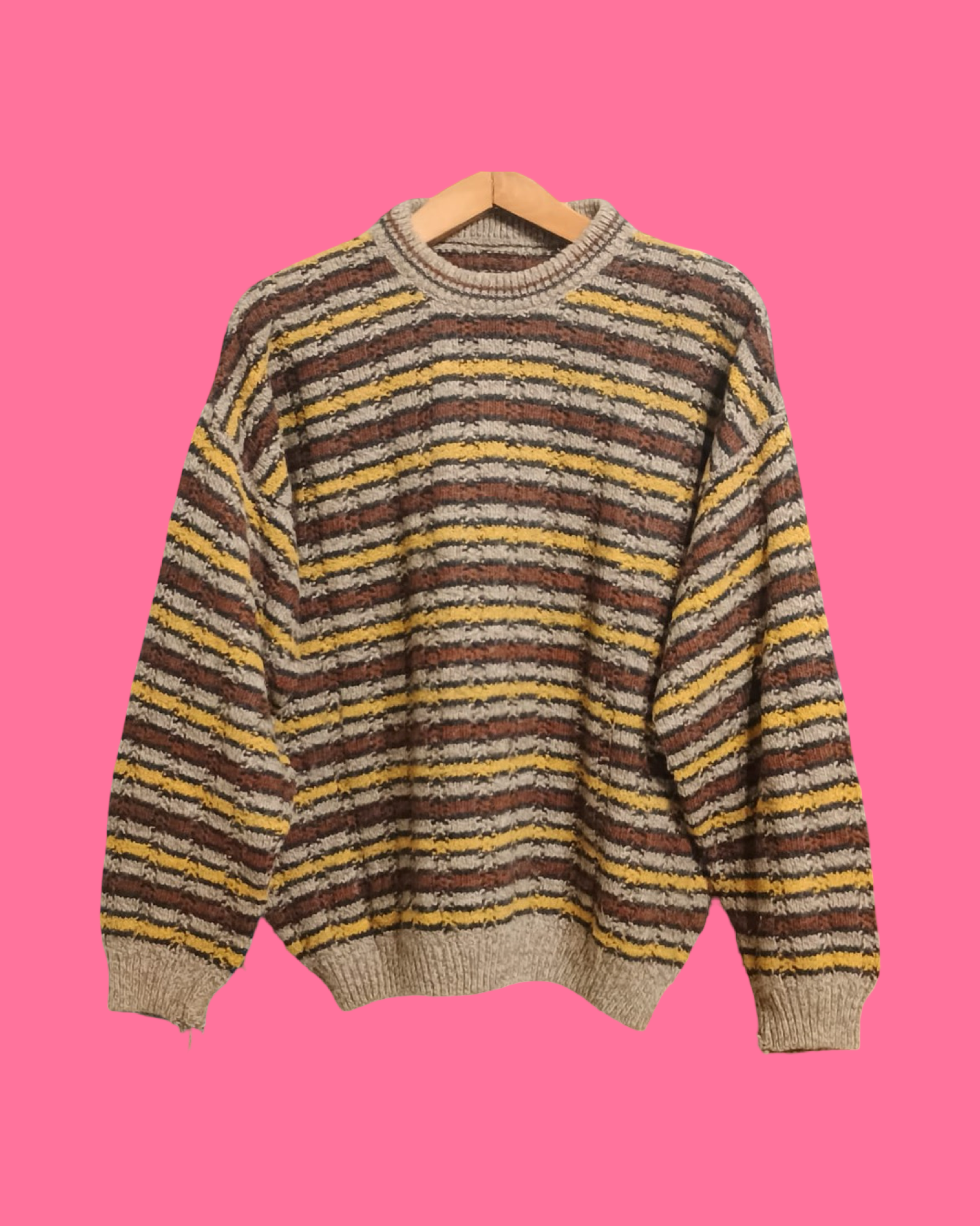 Vintage Multicolor Fantasy 90's Sweater Unisex Size L