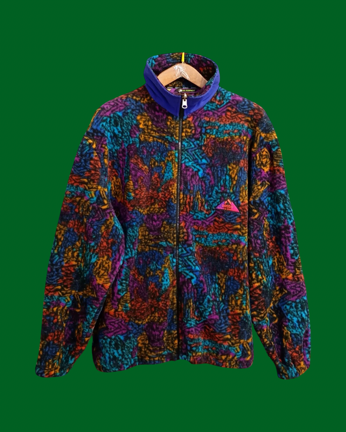 Vintage Multicolor Fantasy 90's Aesse Fleece Unisex Size L