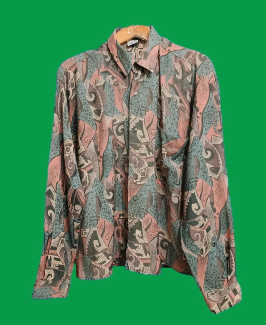 Vintage Multicolor Fantasy 90's Shirt Unisex Size M