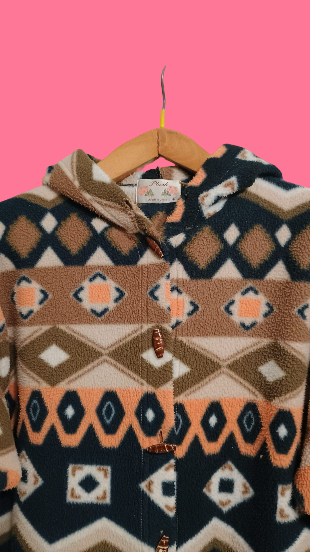 Vintage Multicolor Fantasy 90's Sweatshirt Woman Size M