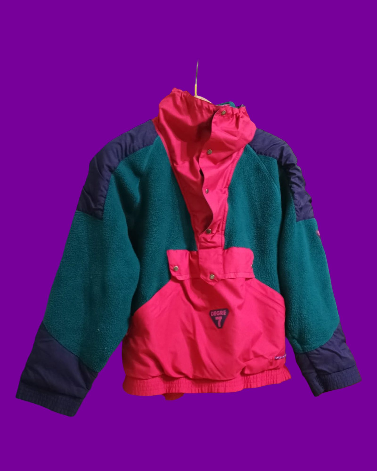 Vintage Multicolor Fantasy 90's Fleece Unisex Size L