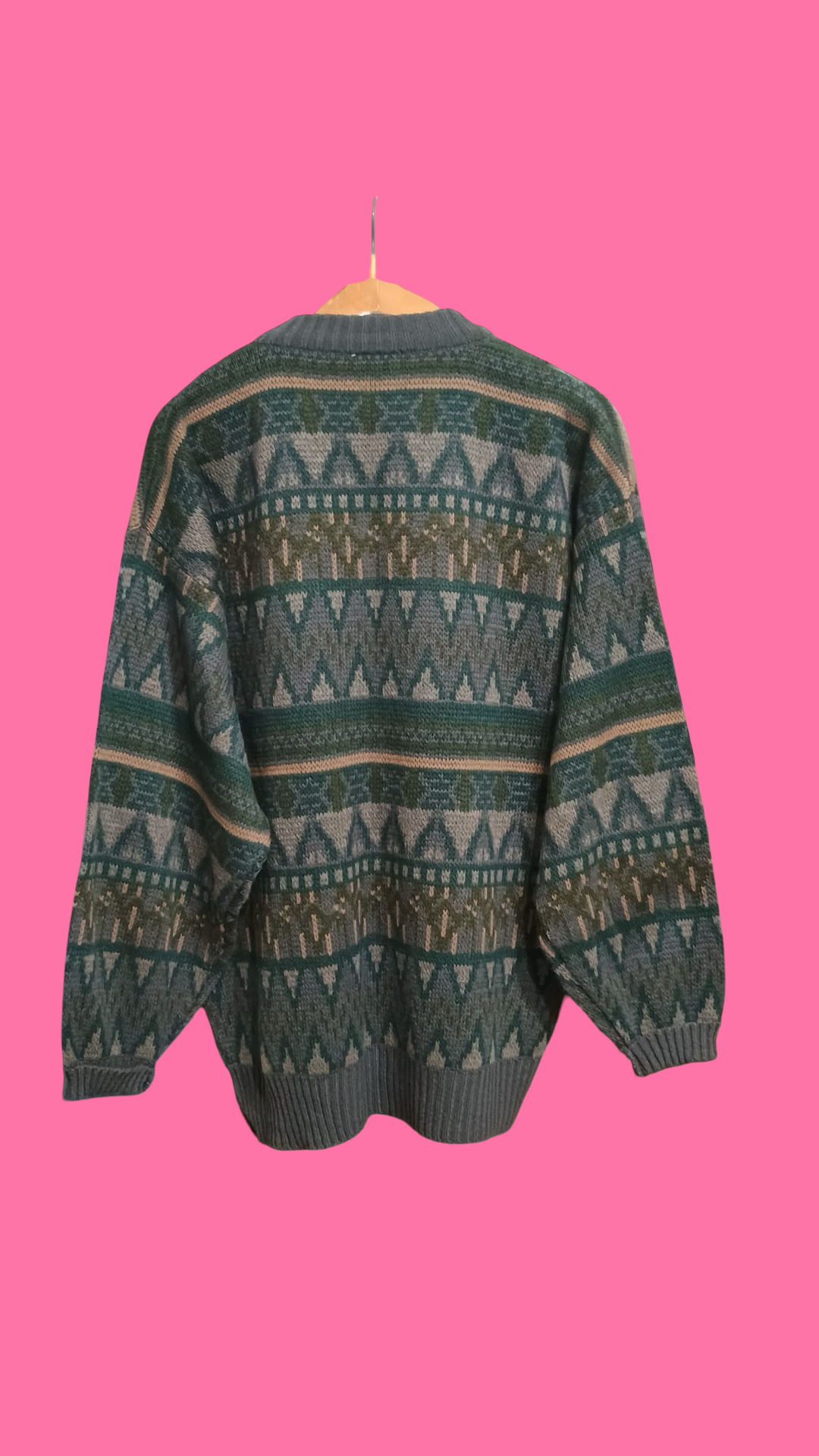 Vintage Multicolor Fantasy 90's Sweater Unisex Size XL