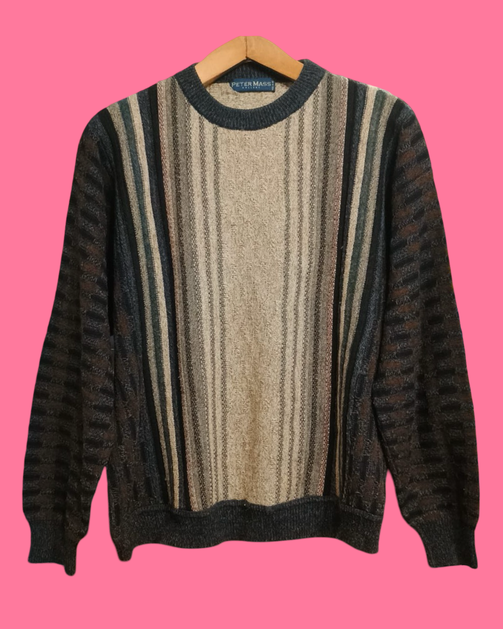 Vintage Multicolor Fantasy 90's Sweater Unisex Size M