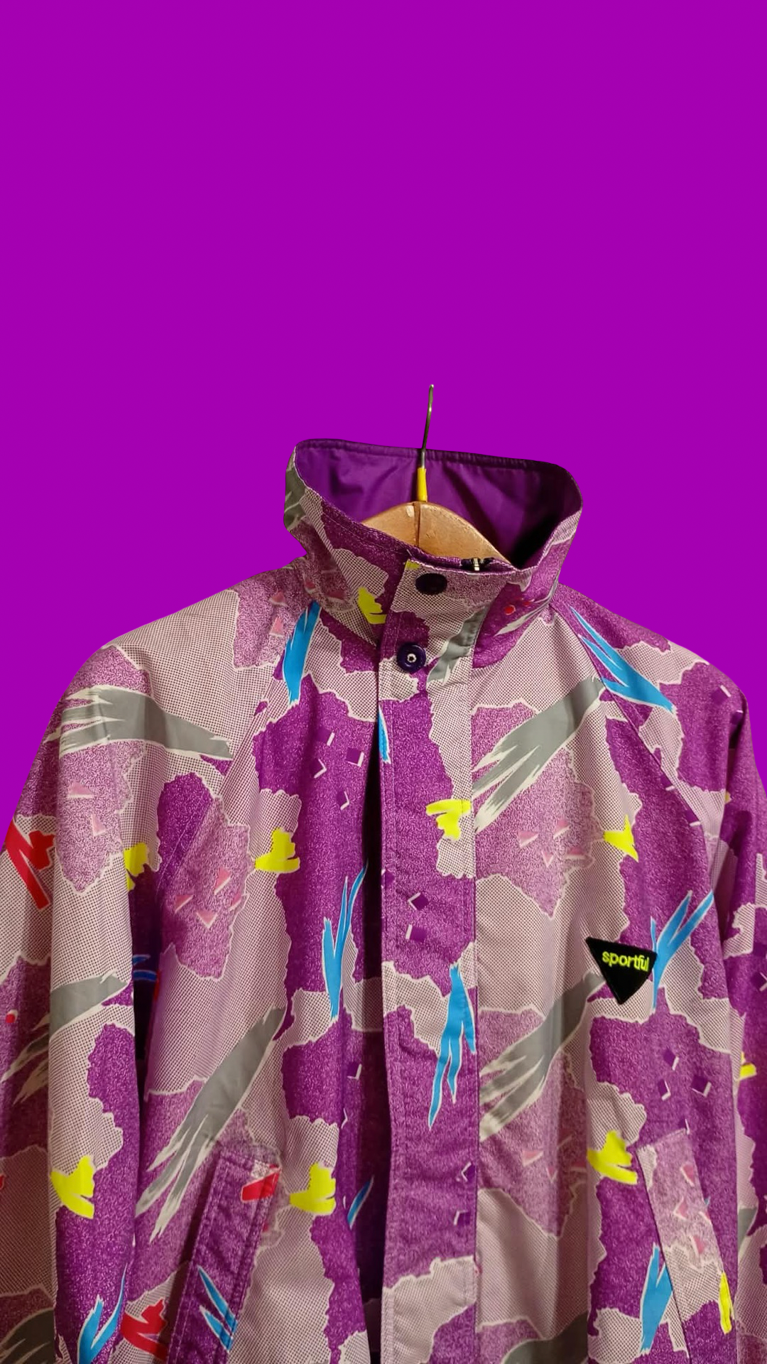 Vintage Multicolor Fantasy 90's Rare Jacket Unisex Size XL