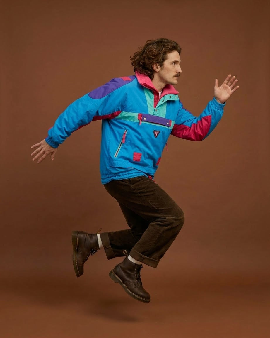 Vintage Multicolor Fantasy 90's Rare Jacket Unisex Size L