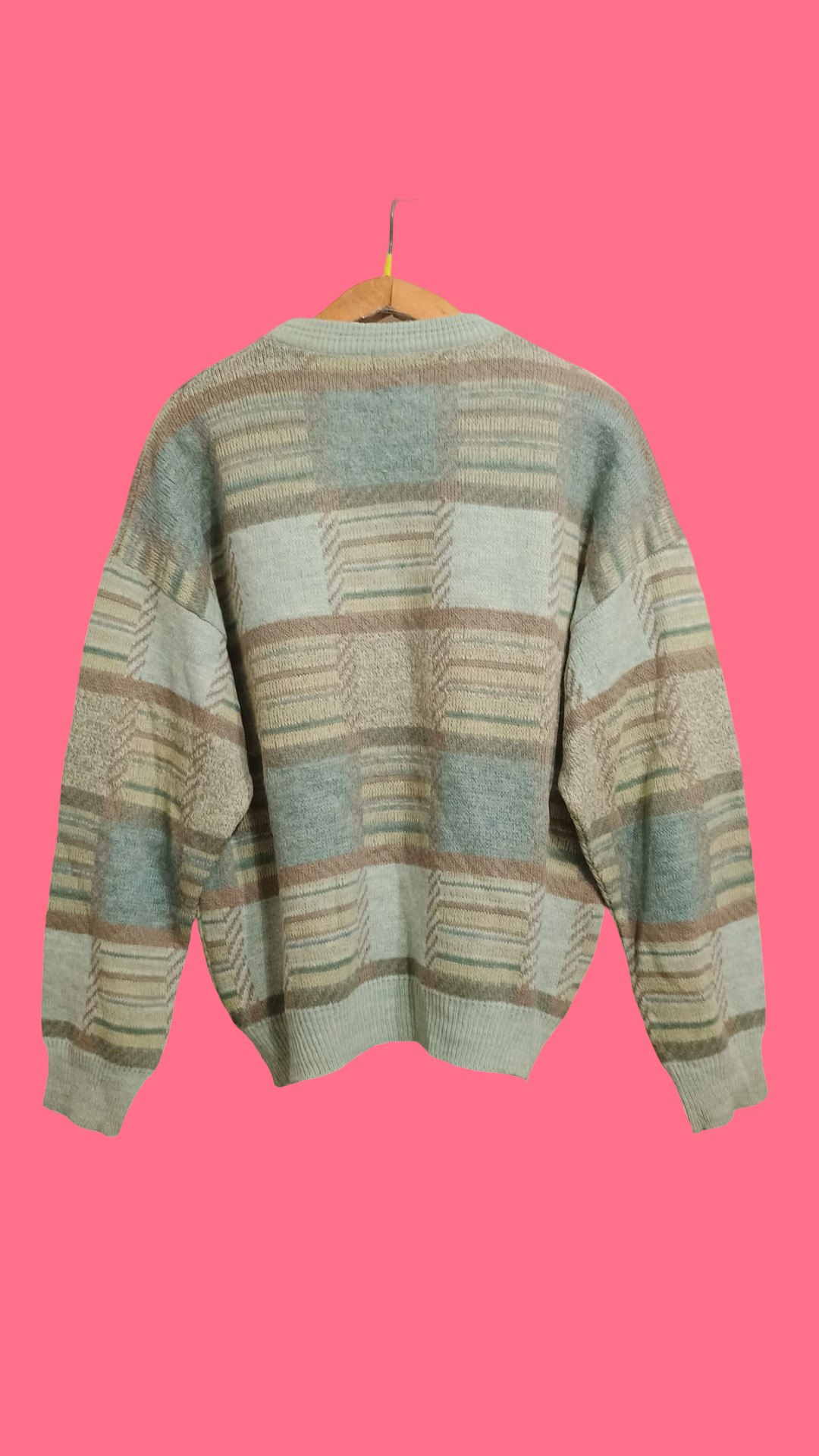 Vintage Multicolor Fantasy 90's Sweater Unisex Size L