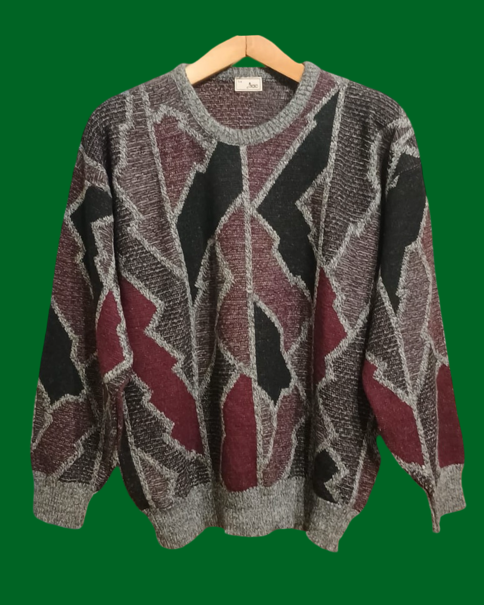 Vintage Multicolor Fantasy 90's Sweater Unisex Size M
