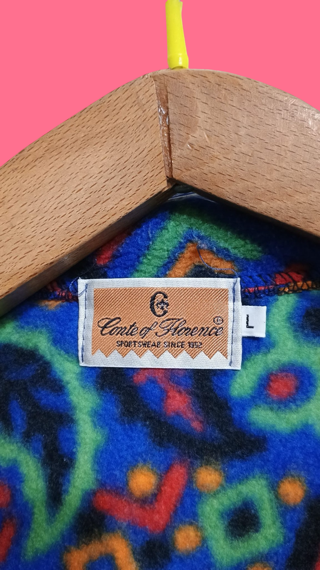 Vintage Multicolor Fantasy Conte of Florence 90's Sweatshirt Unisex Size L