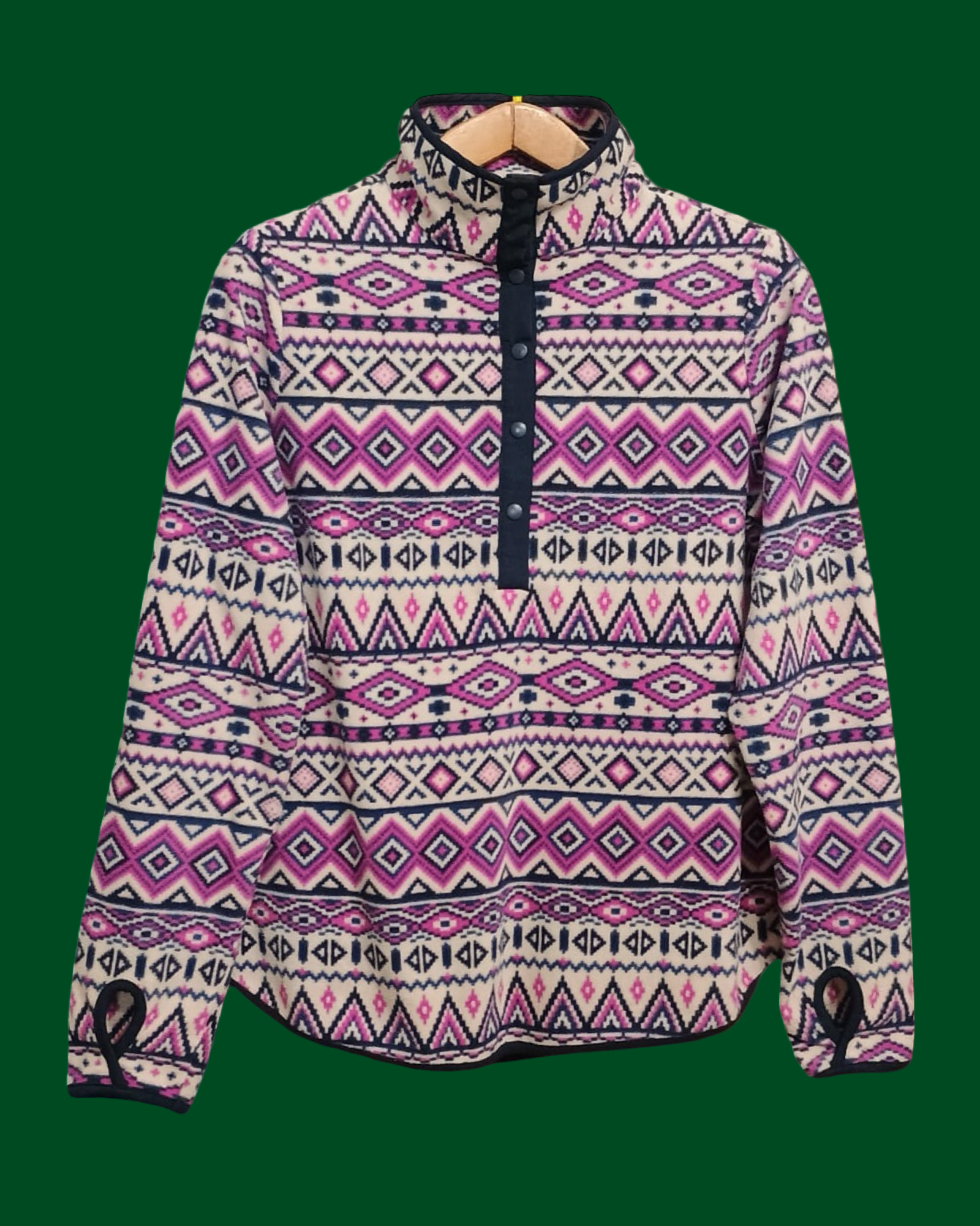 Vintage Multi Fantasy 90's Pile Sweatshirt Sweatshirt Woman Size M