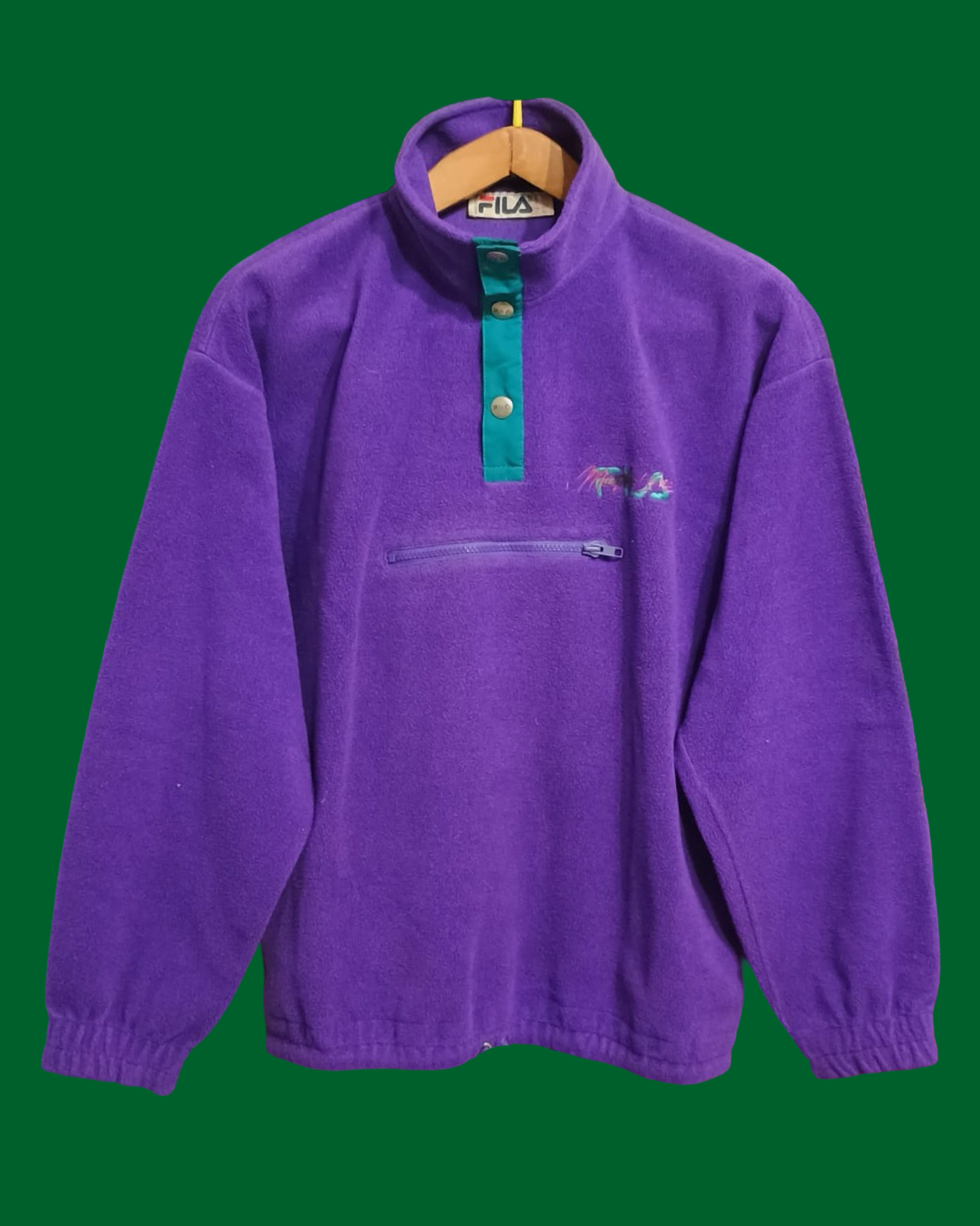 Vintage Multicolor Fantasy 90's Fila Sweatshirt Unisex Size M