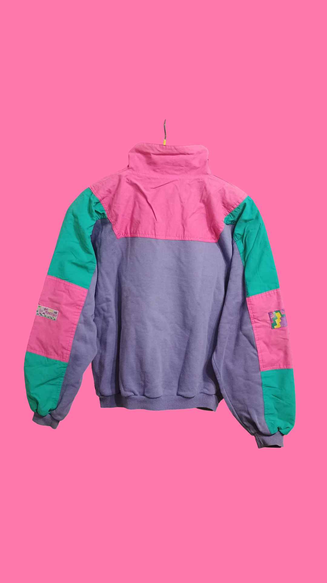 Vintage Multicolor Fantasy 90's Sweatshirt Woman Size S