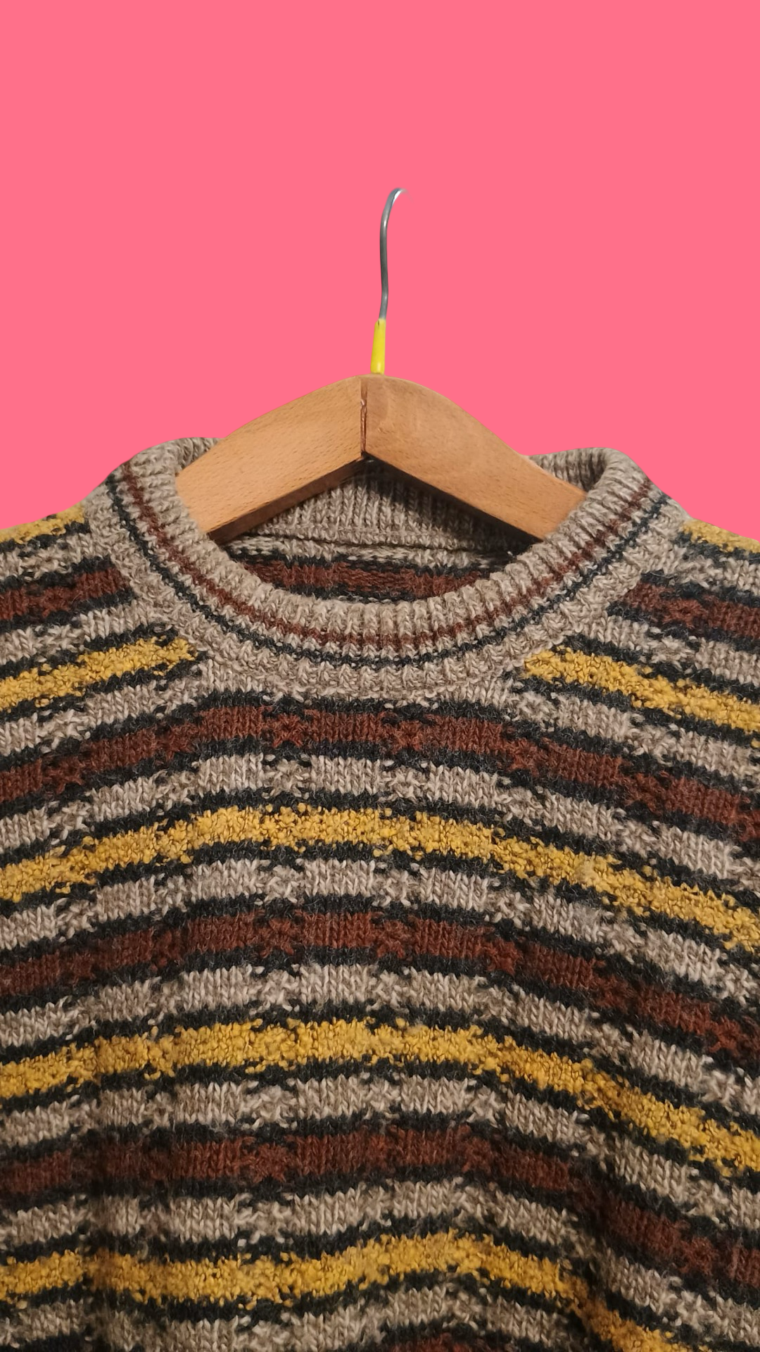 Vintage Multicolor Fantasy 90's Sweater Unisex Size L