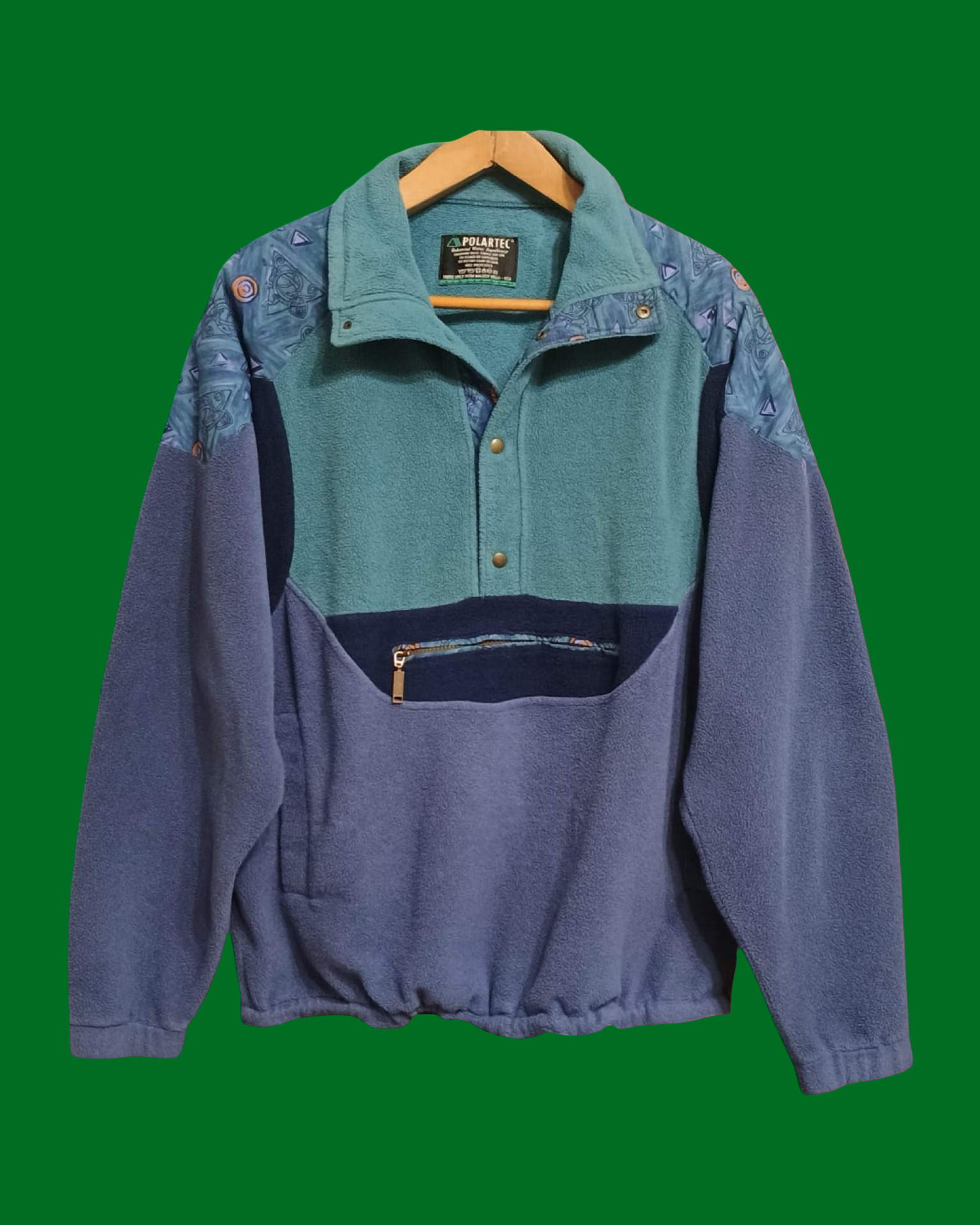 Vintage Multicolor Fantasy 90's Fleece Unisex Size L