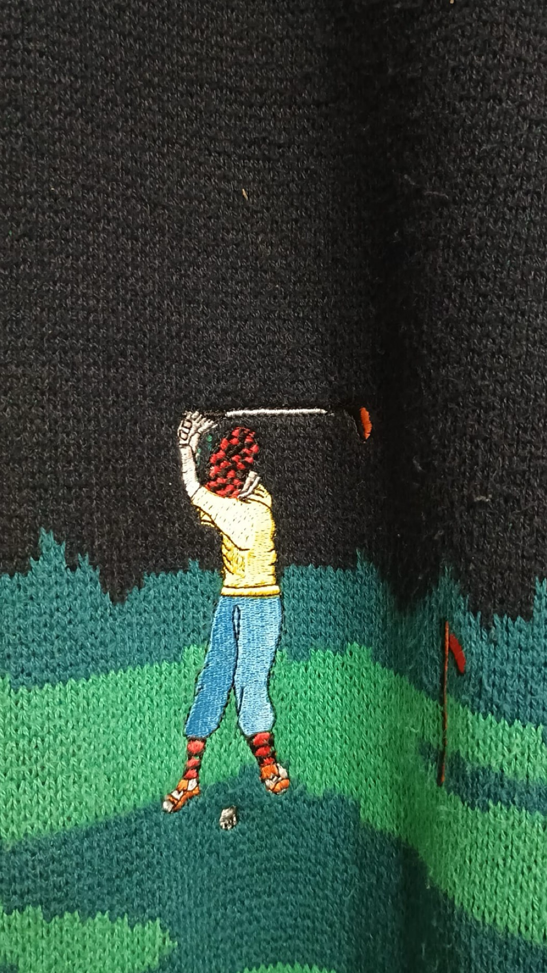 Vintage Multicolor Fantasy 90's Sweater Unisex Size M