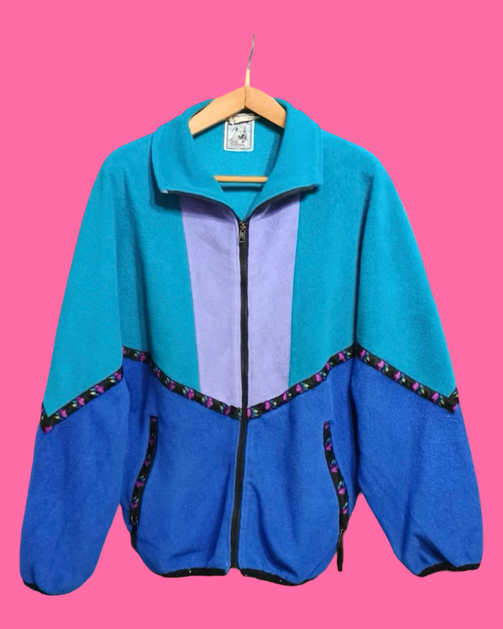 Vintage Multicolor Fantasy 90's Sweatshirt Unisex Size L