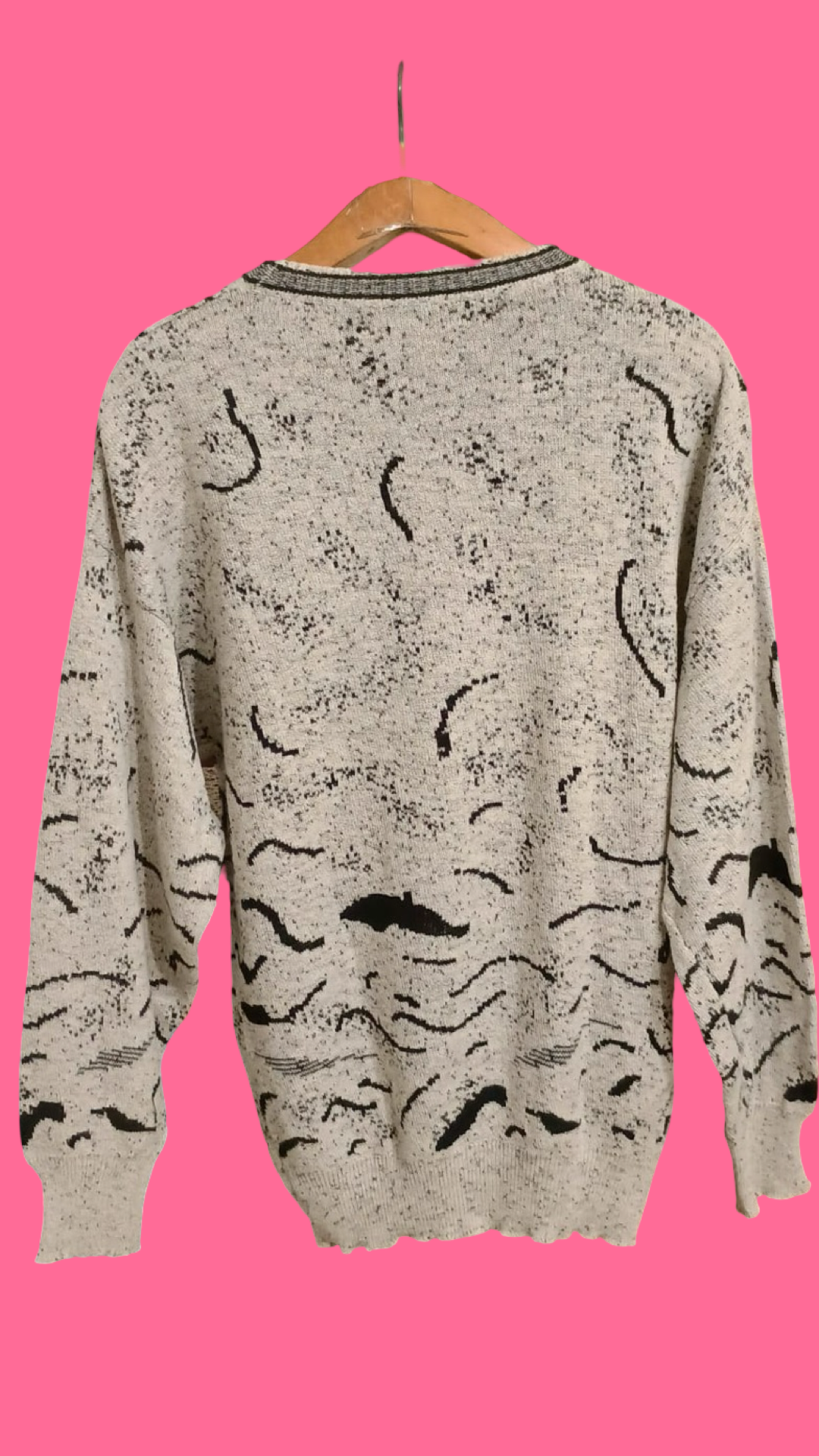 Vintage Multicolor Fantasy 90's Sweater Unisex Size L