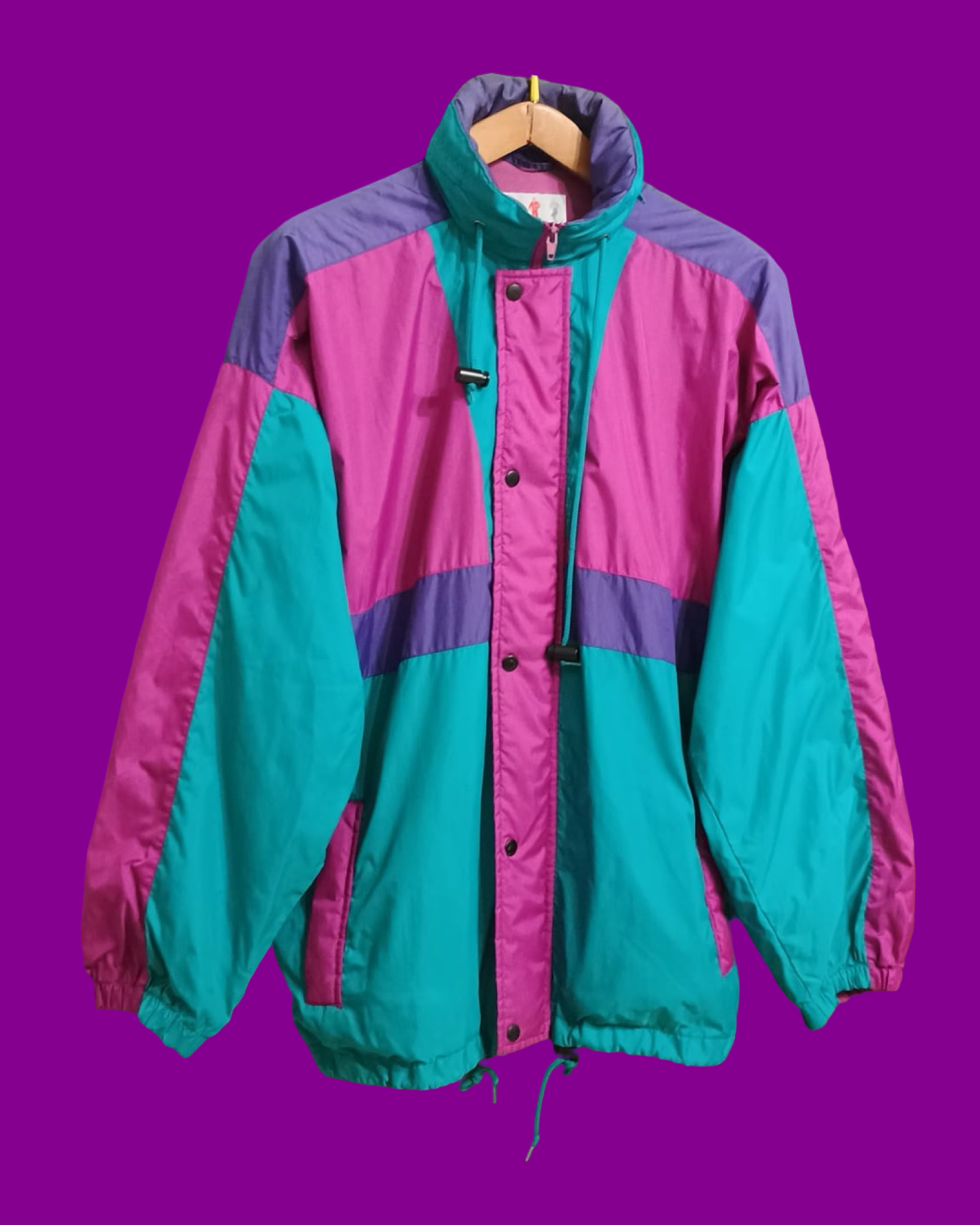 Vintage Multicolor Fantasy 90's Winter Jacket Unisex Size XL