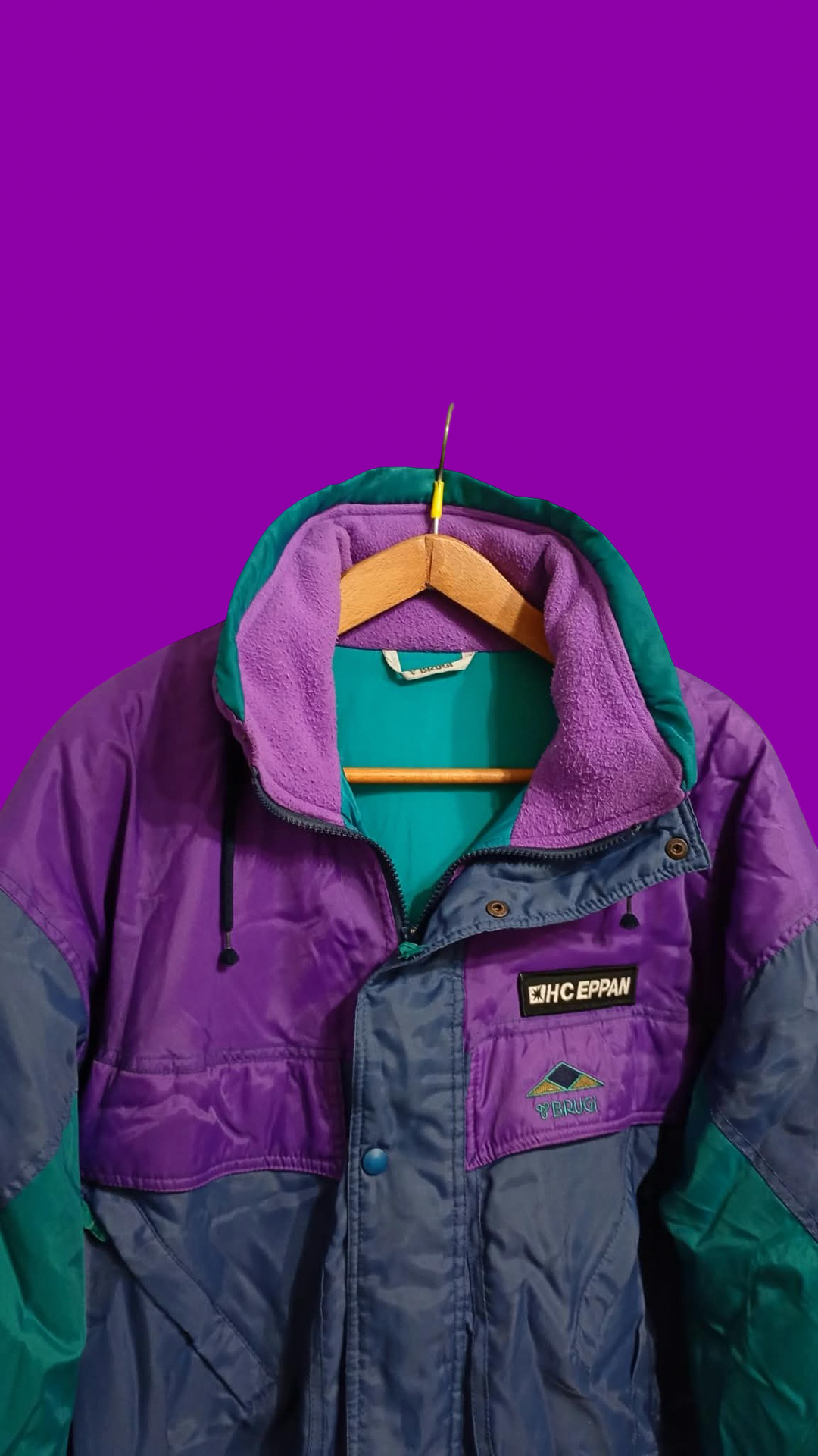 Vintage Multicolor Fantasy 90's Rare Snow Jacket Unisex Size XL