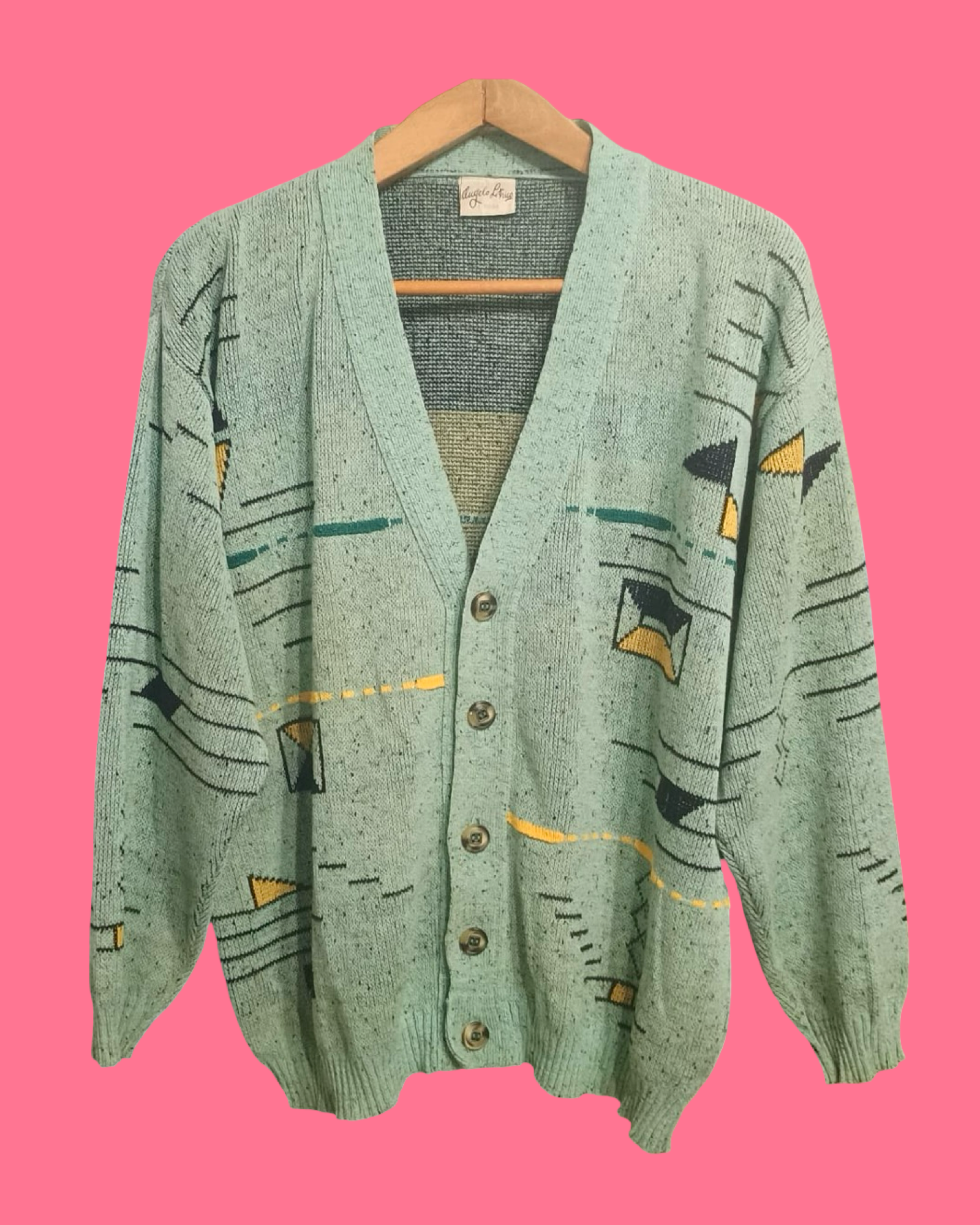 Vintage Multicolor Fantasy 90's Sweater Unisex Size L