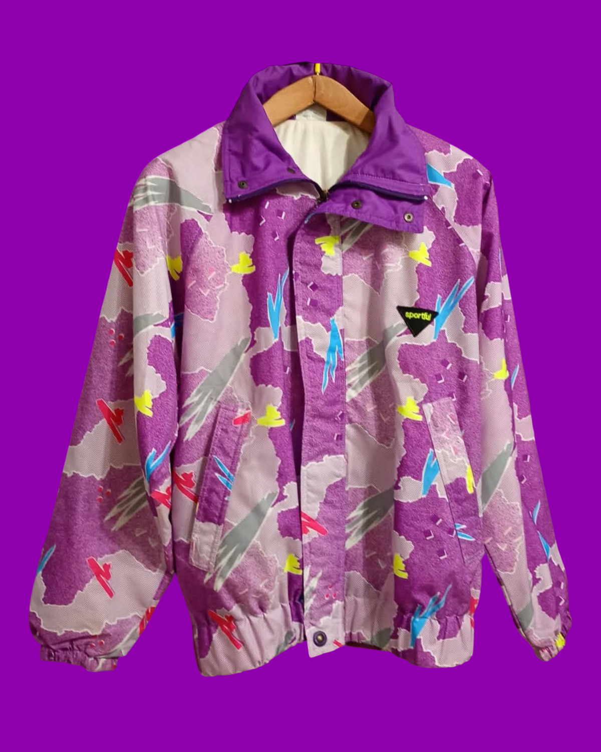 Vintage Multicolor Fantasy 90's Rare Jacket Unisex Size XL