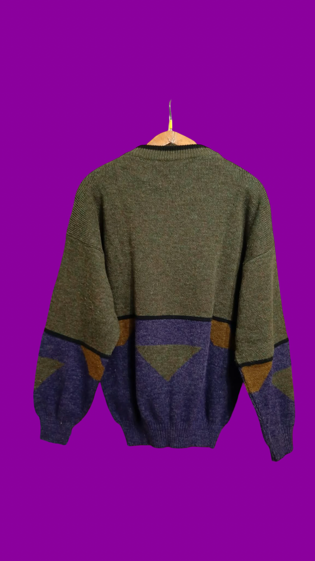 Vintage Multicolor Fantasy 90's Rare Sweater Unisex Size L