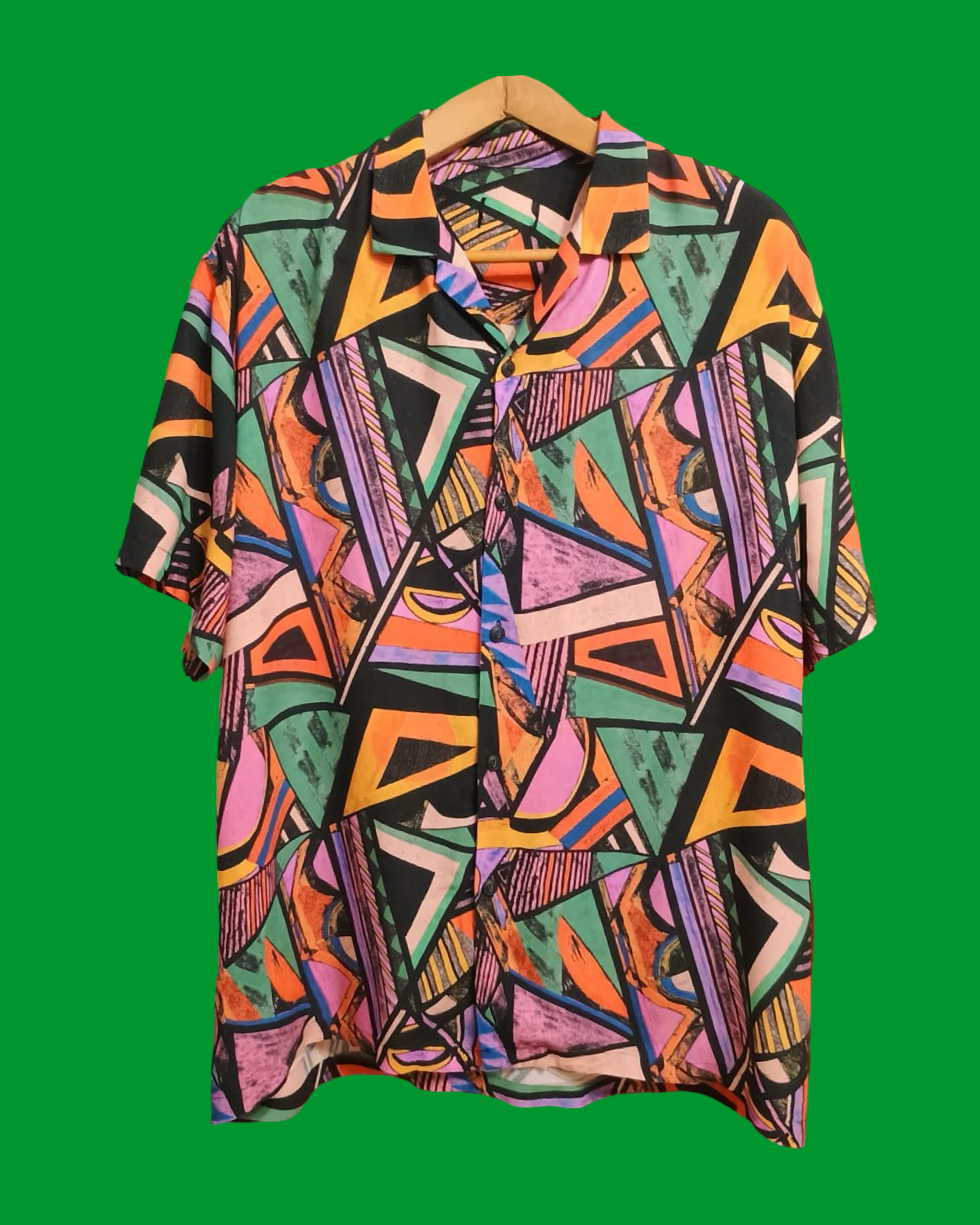 Vintage Style Multicolor Fantasy Shirt Unisex Size XL