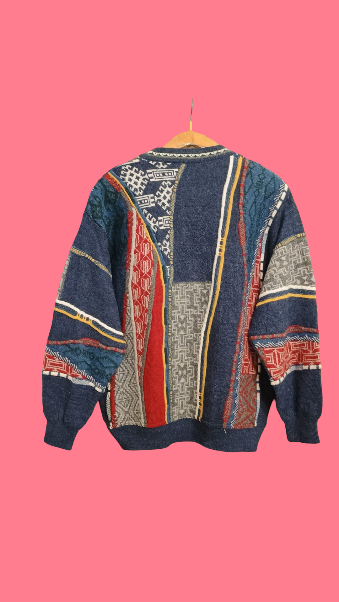 Vintage Multicolor Fantasy 90's Sweater Unisex Size M