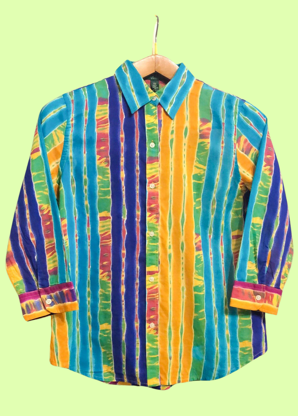 Vintage Multicolor Fantasy Ralph Lauren Shirt Woman Size S