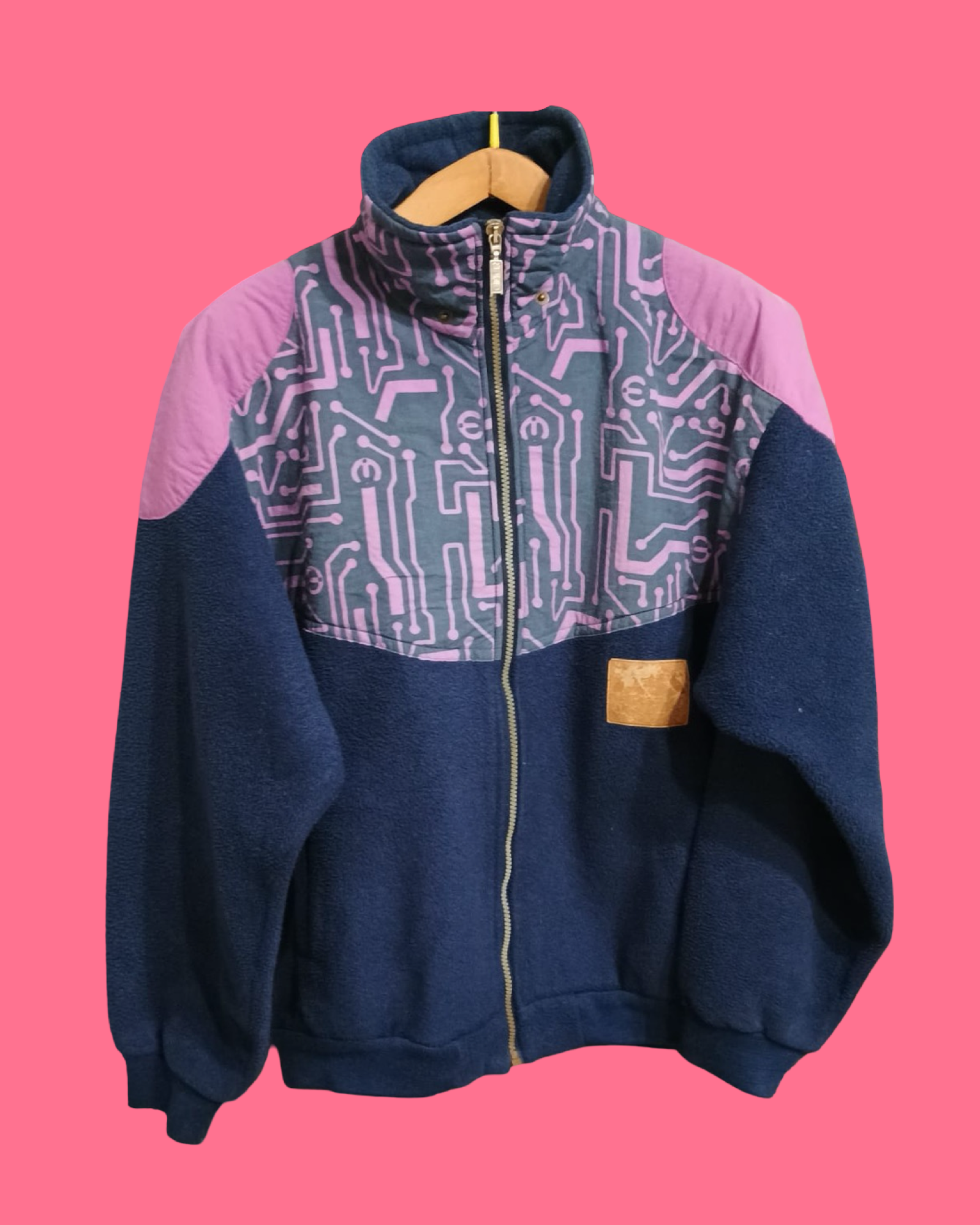 Vintage Multicolor Fantasy 90's Sweatshirt Jacket Unisex Size M