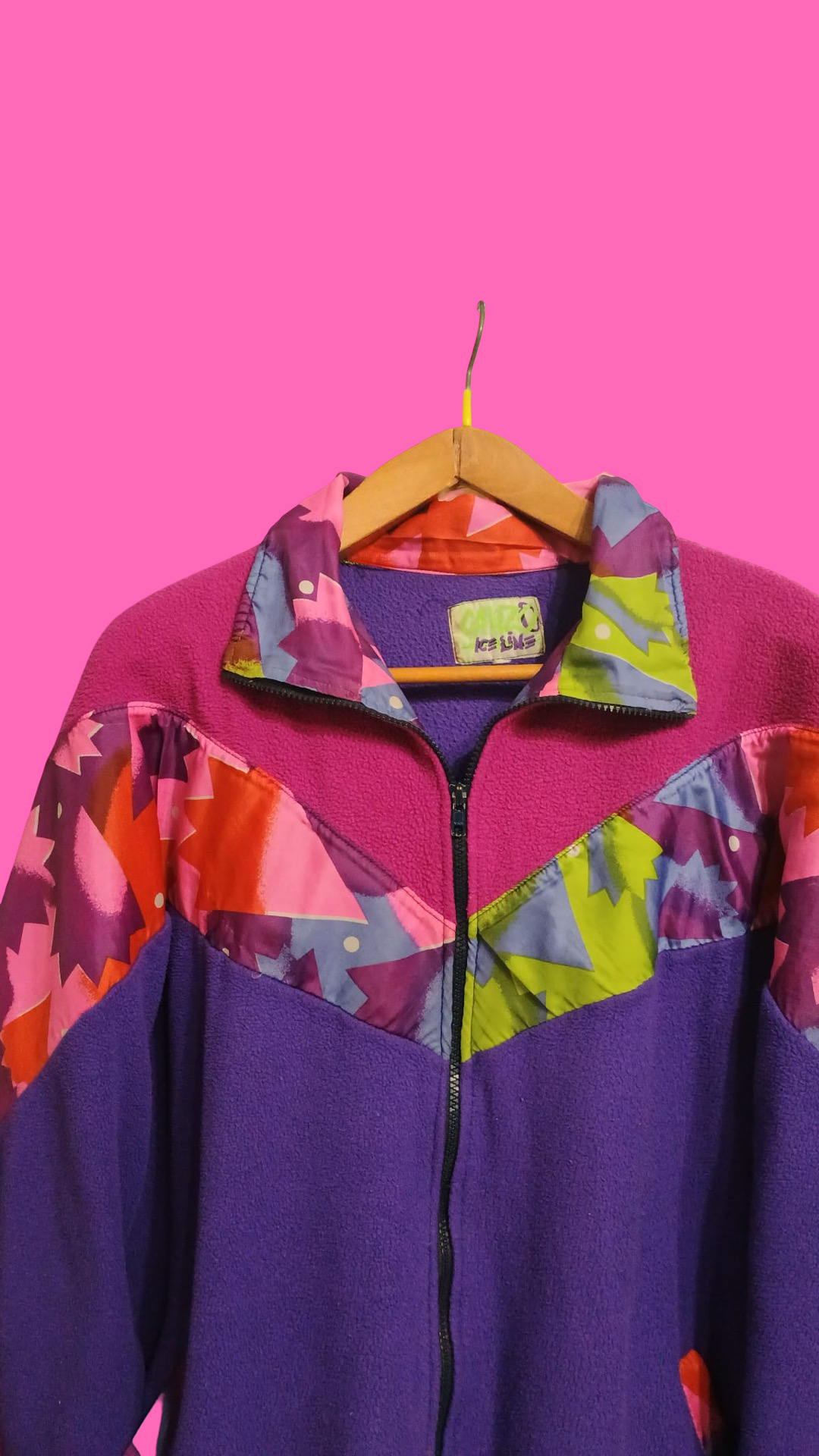 Vintage Multicolor Fantasy 90's Fleece Unisex Size M