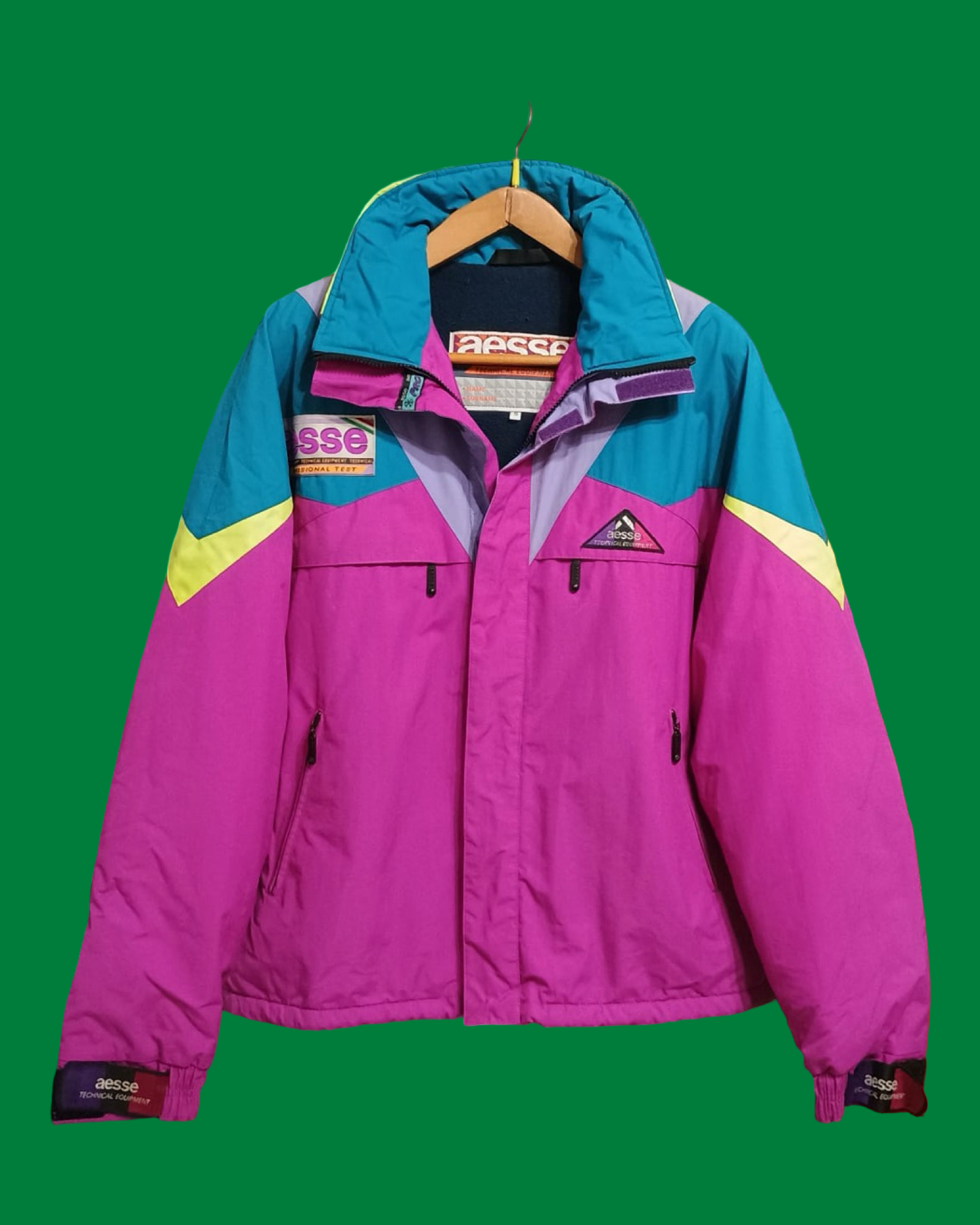 Vintage Multicolor Fantasy 90's Aesse Snow Jacket Unisex Size M