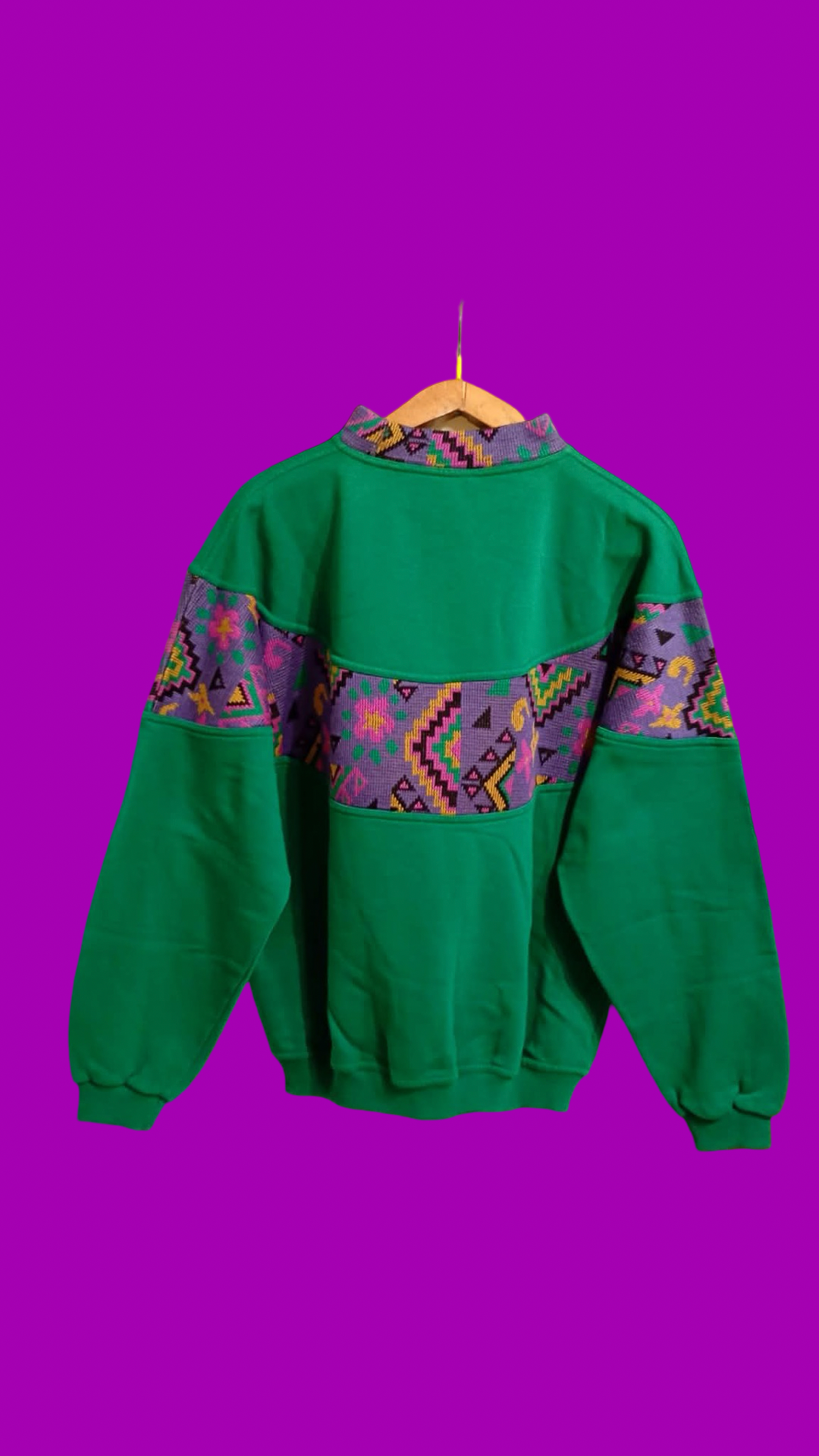 Vintage Multicolor Fantasy 90's Sweatshirt Unisex Size M