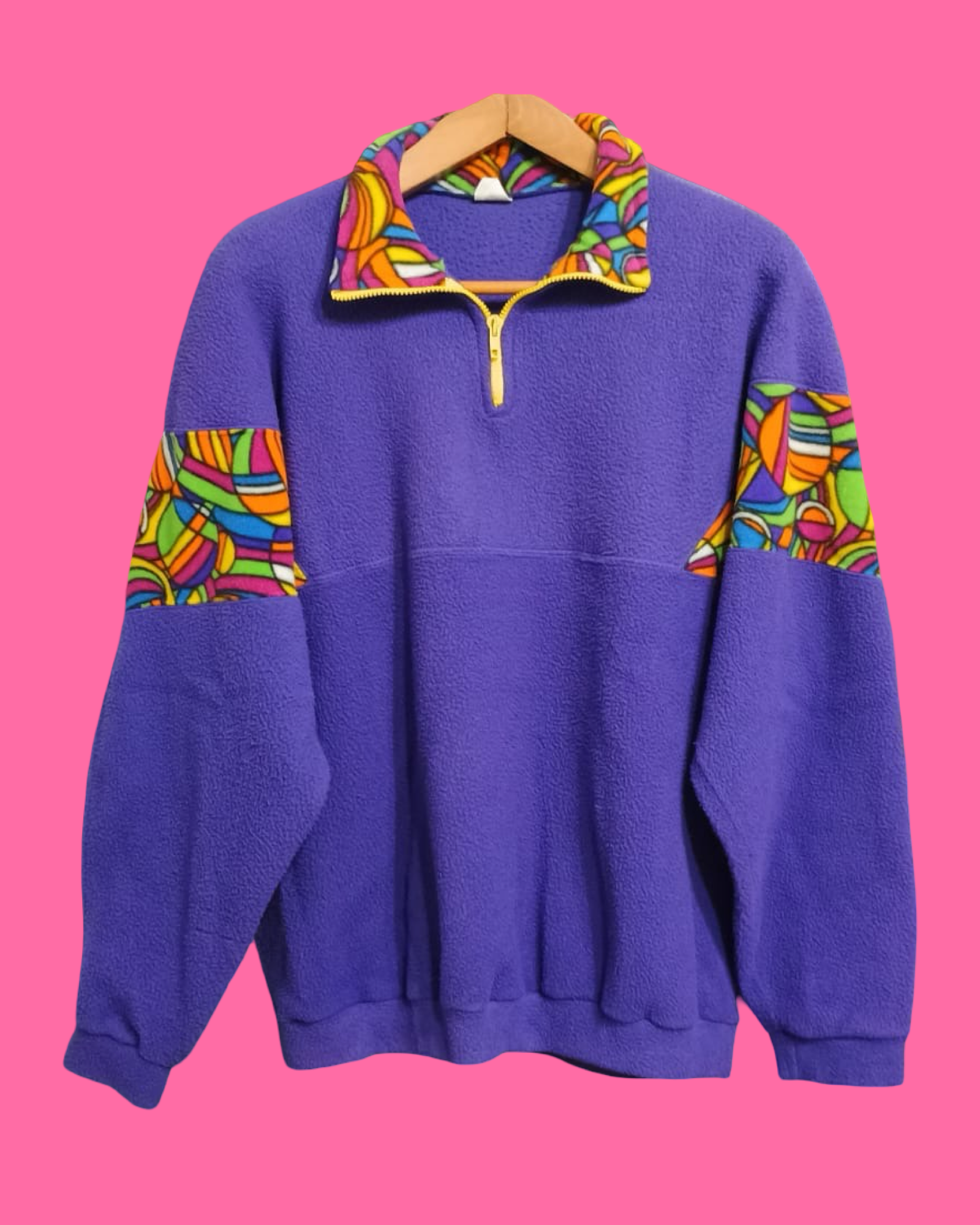 Vintage Multicolor Fantasy 90's Sweatshirt Unisex Size L