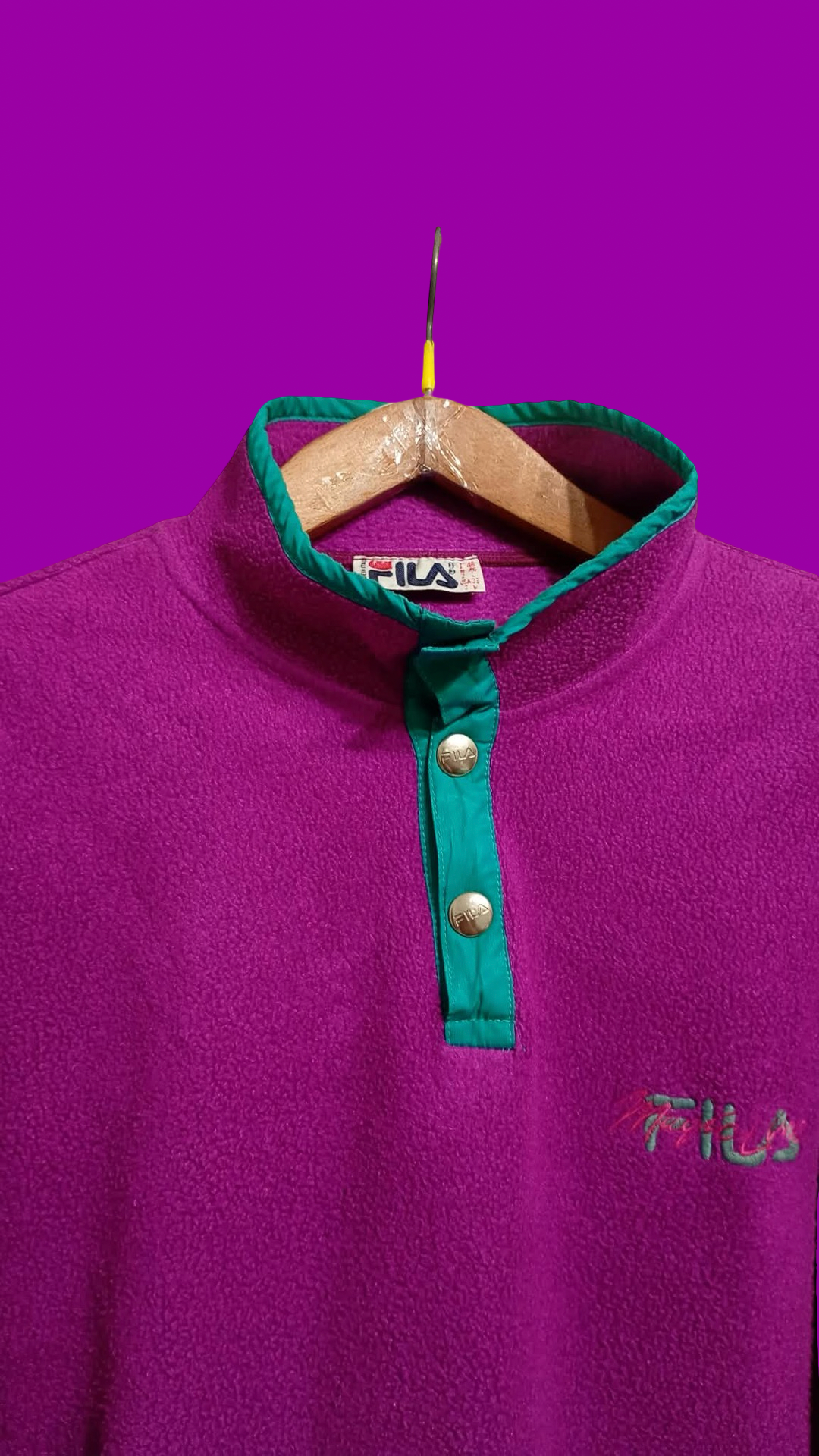 Vintage Multicolor Fantasy 90's Fleece Unisex Size M
