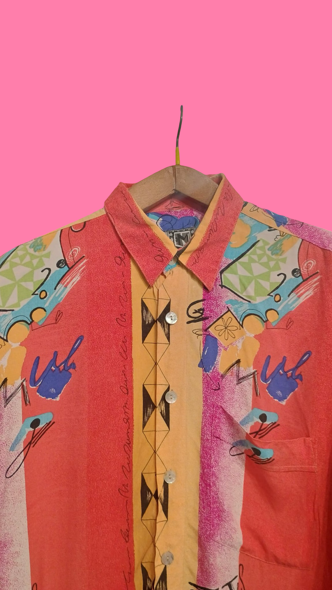 Vintage Multicolor Fantasy 90's Shirt Unisex Size L
