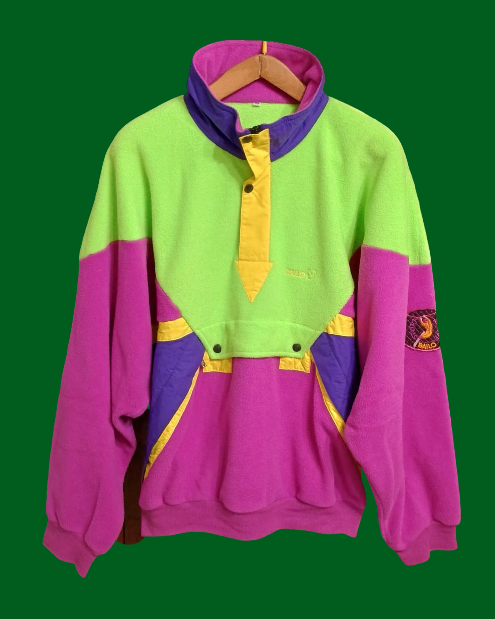 Vintage Multicolor Fantasy 90's Fleece Unisex Size XL