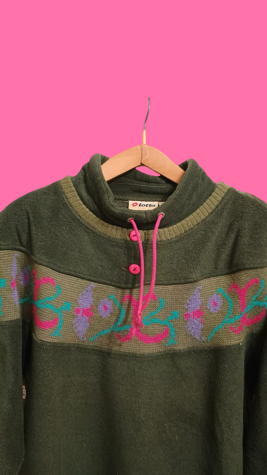 Vintage Colmar Multicolor Fantasy 90's Sweatshirt Woman Size L