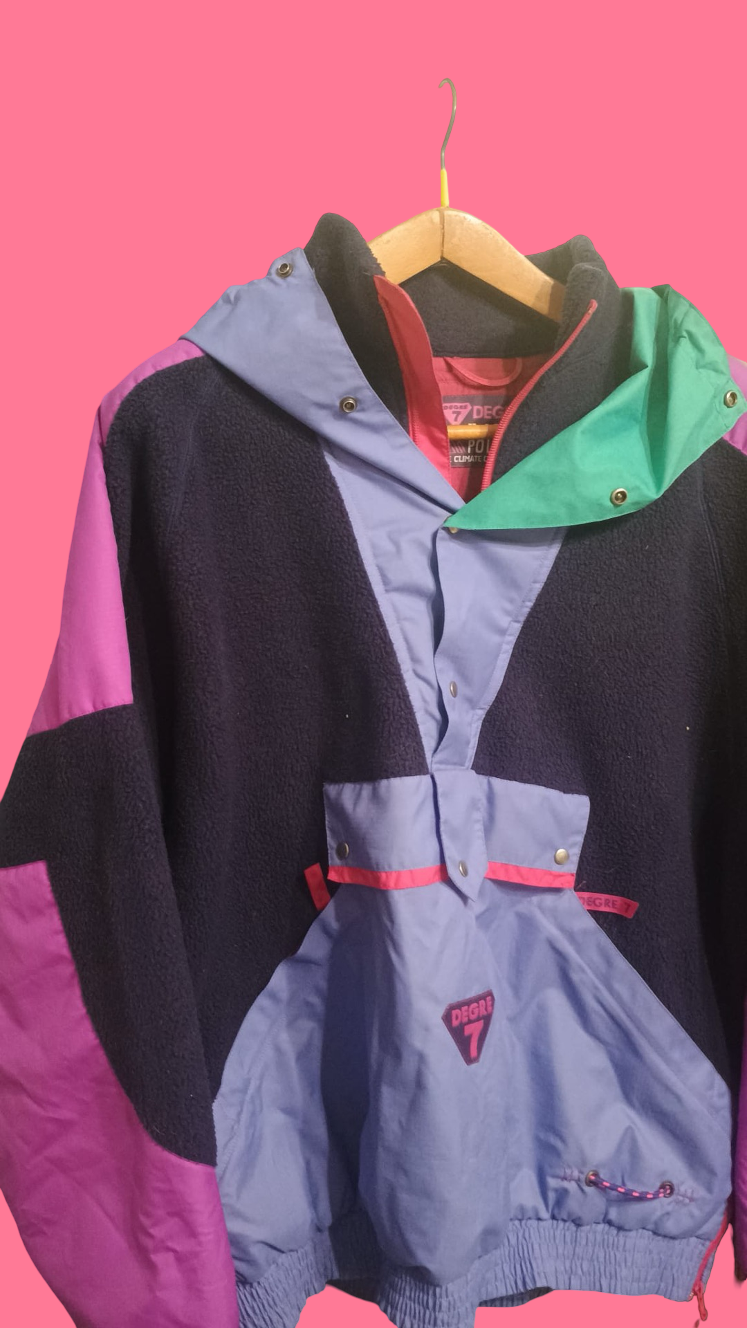 Vintage Multicolor Fantasy 90's Jacket Sweatshirt Unisex Size XL