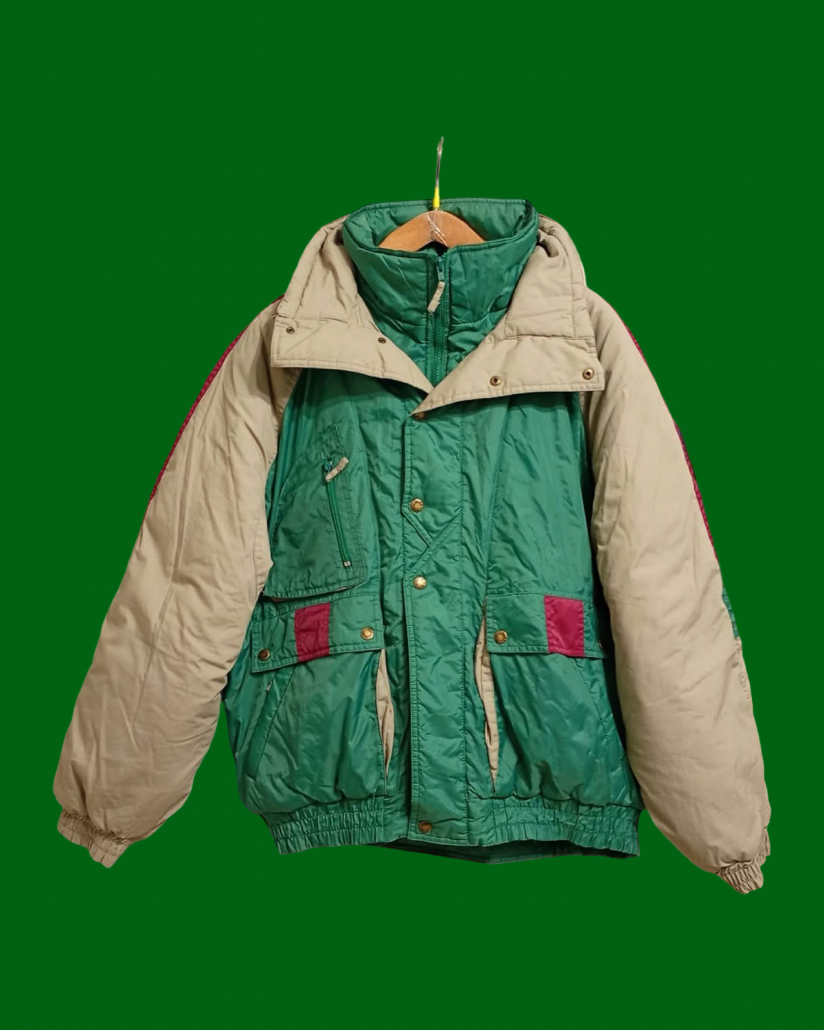 Vintage Multicolor Fantasy 90's Rare Snow Jacket Unisex Size L